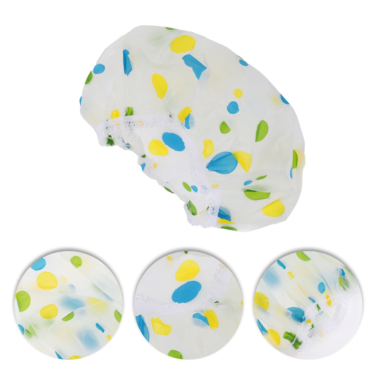 1 Pc Women's Cute Pattern Shower Cap Bathing Hair Cap