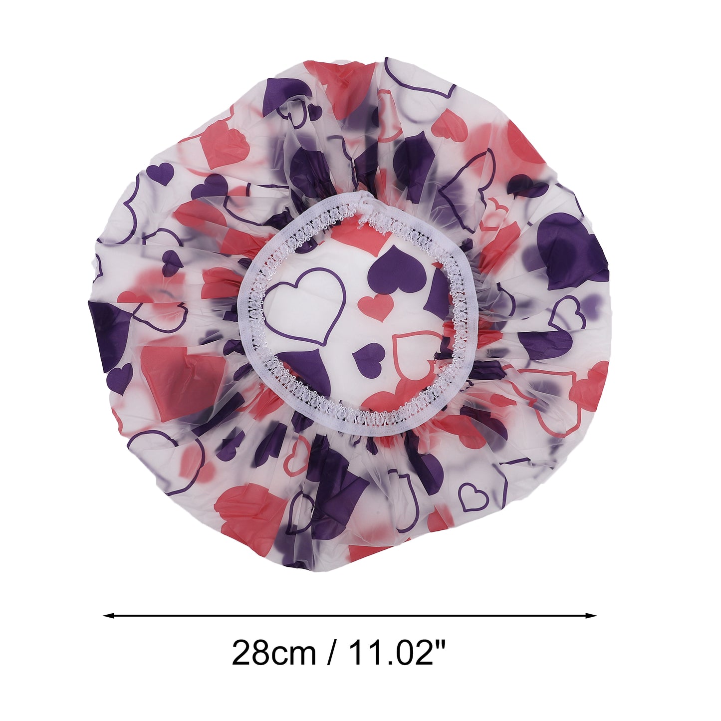 1 Pc Women's Cute Pattern Shower Cap Bathing Hair Cap