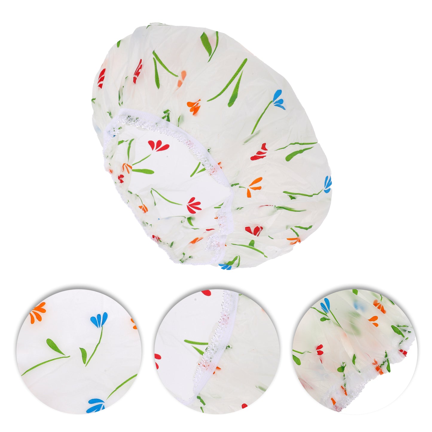 1 Pc Women's Cute Pattern Shower Cap Bathing Hair Cap