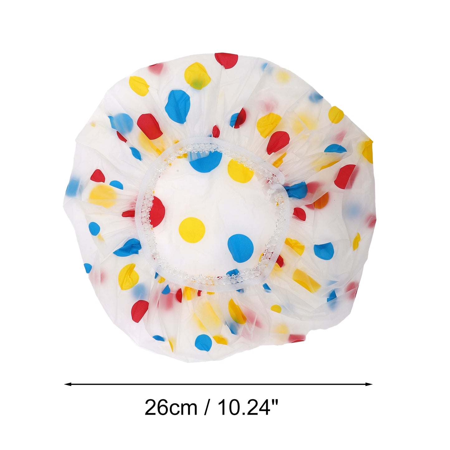 1 Pc Women's Cute Pattern Shower Cap Bathing Hair Cap