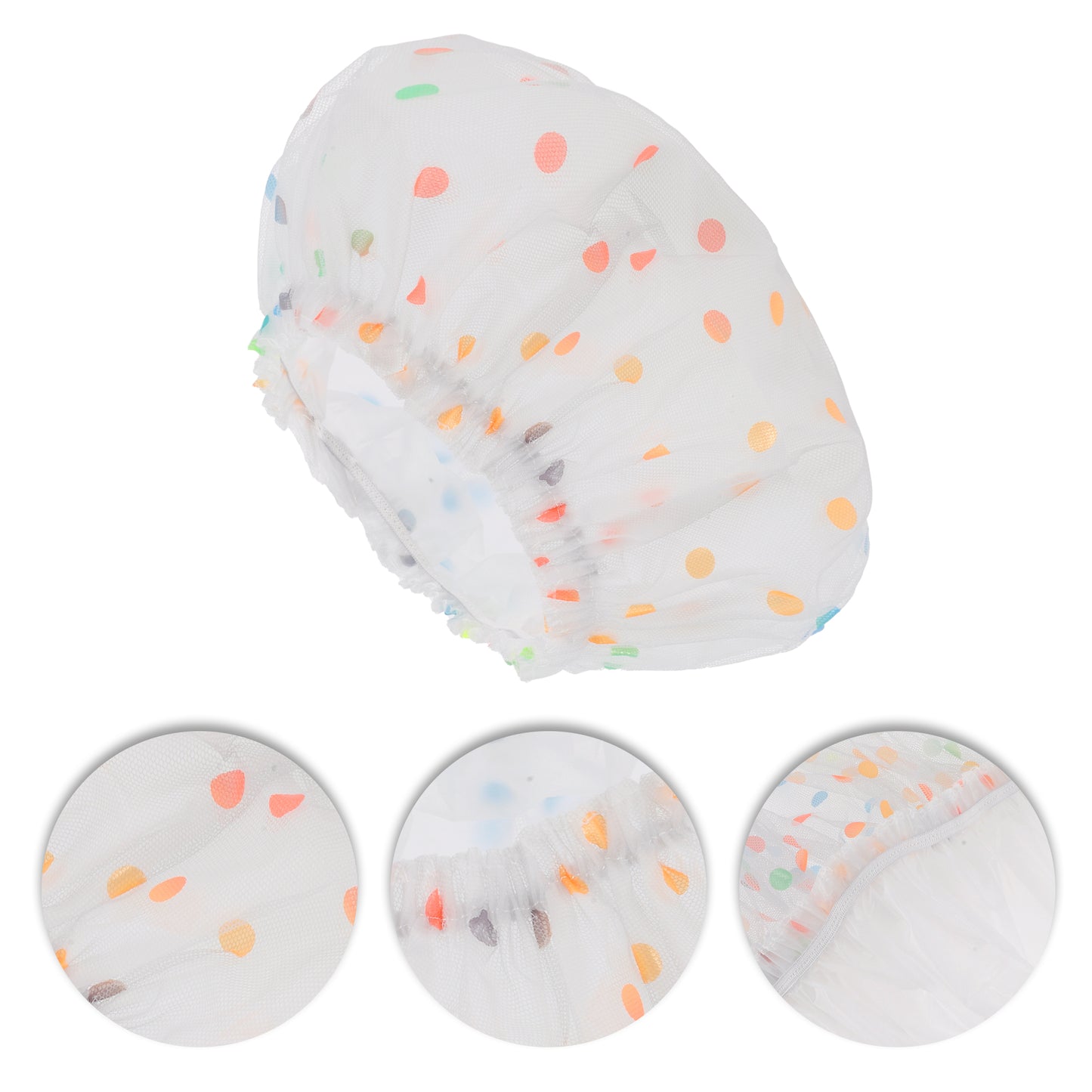 1 Pc Women's Cute Pattern Shower Cap Bathing Hair Cap