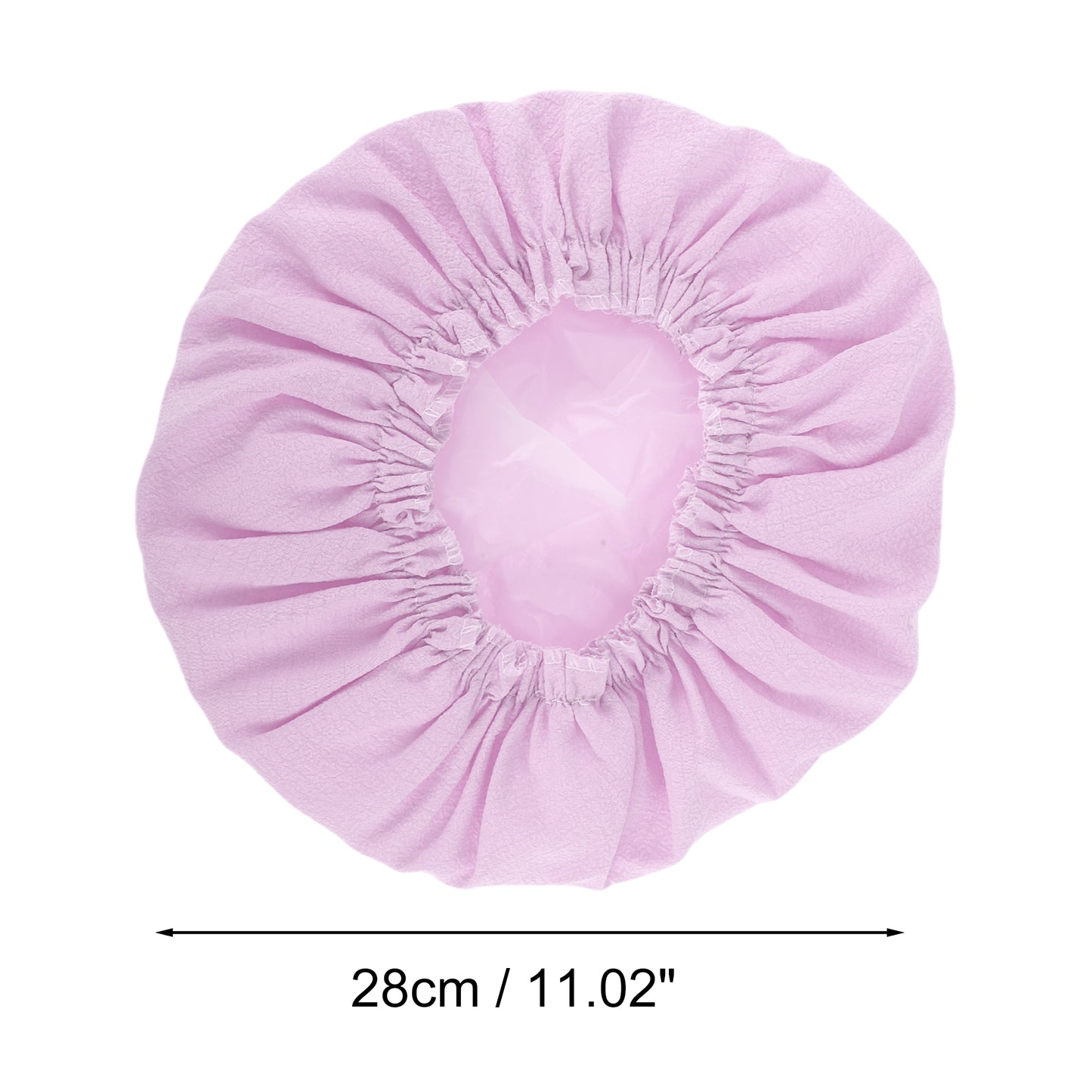 1 Pc Women's Lightweight Solid Bath Caps for Shower Light Purple