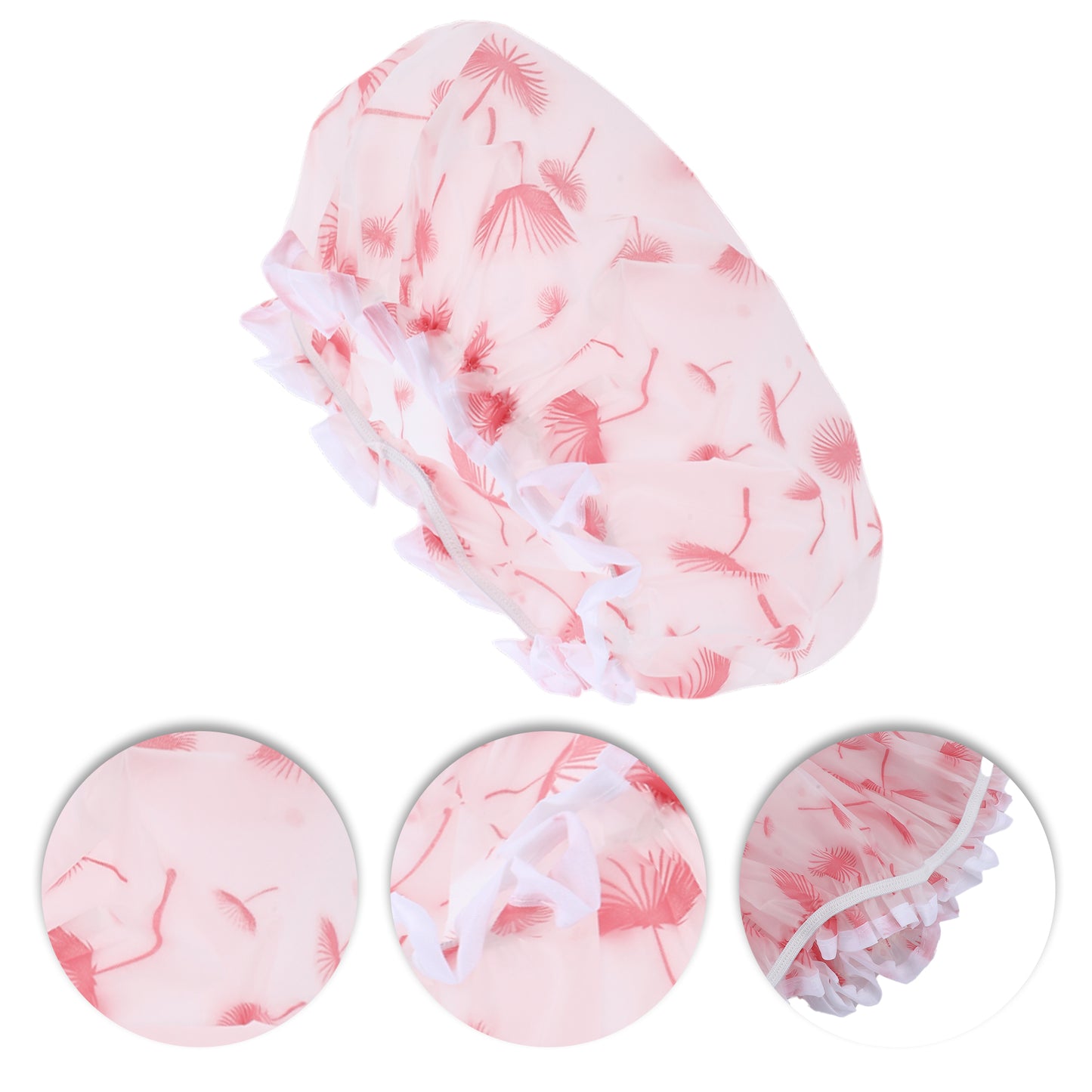 1 Pc Women's Cute Pattern Shower Cap Bathing Hair Cap