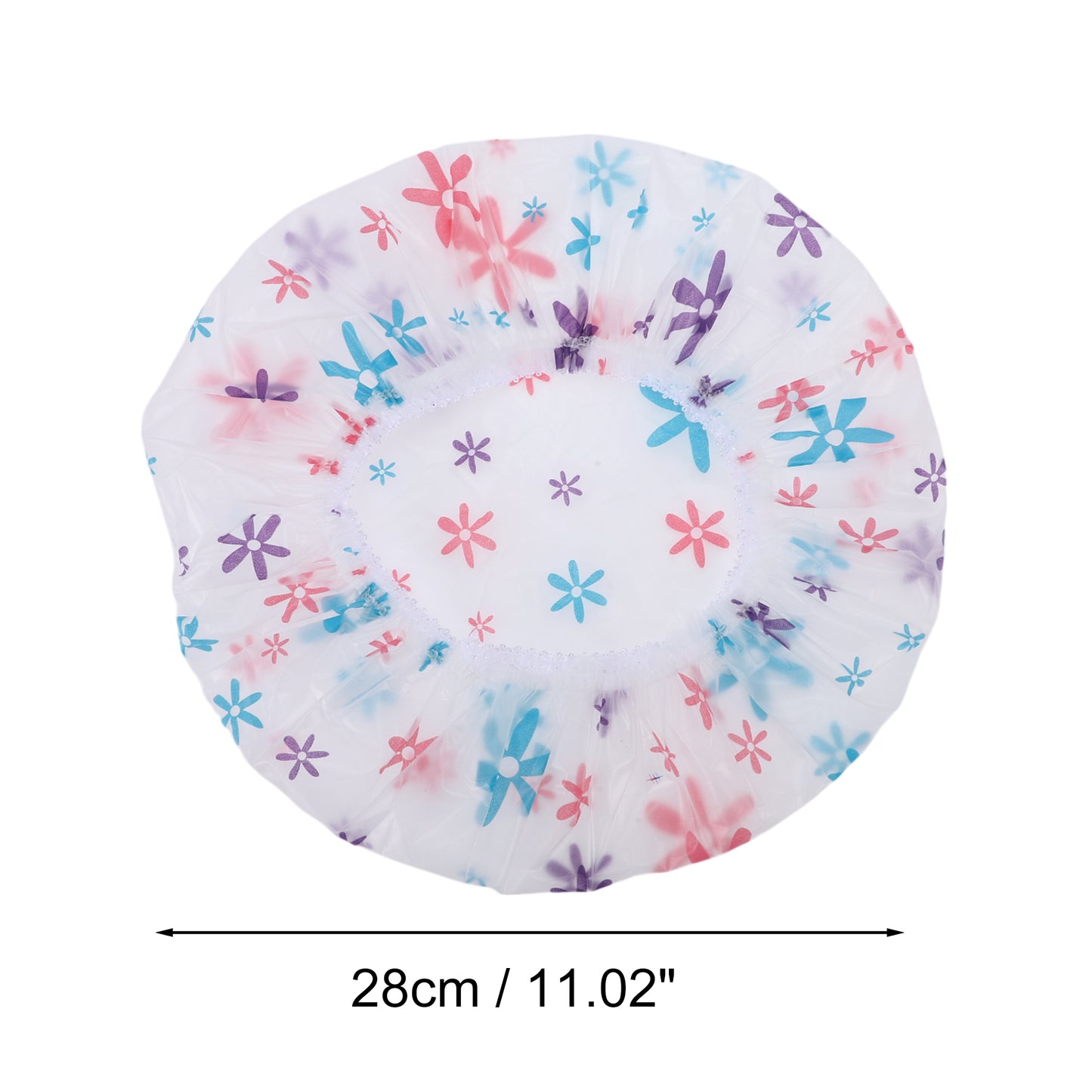 1 Pc Women's Cute Pattern Shower Cap Bathing Hair Cap