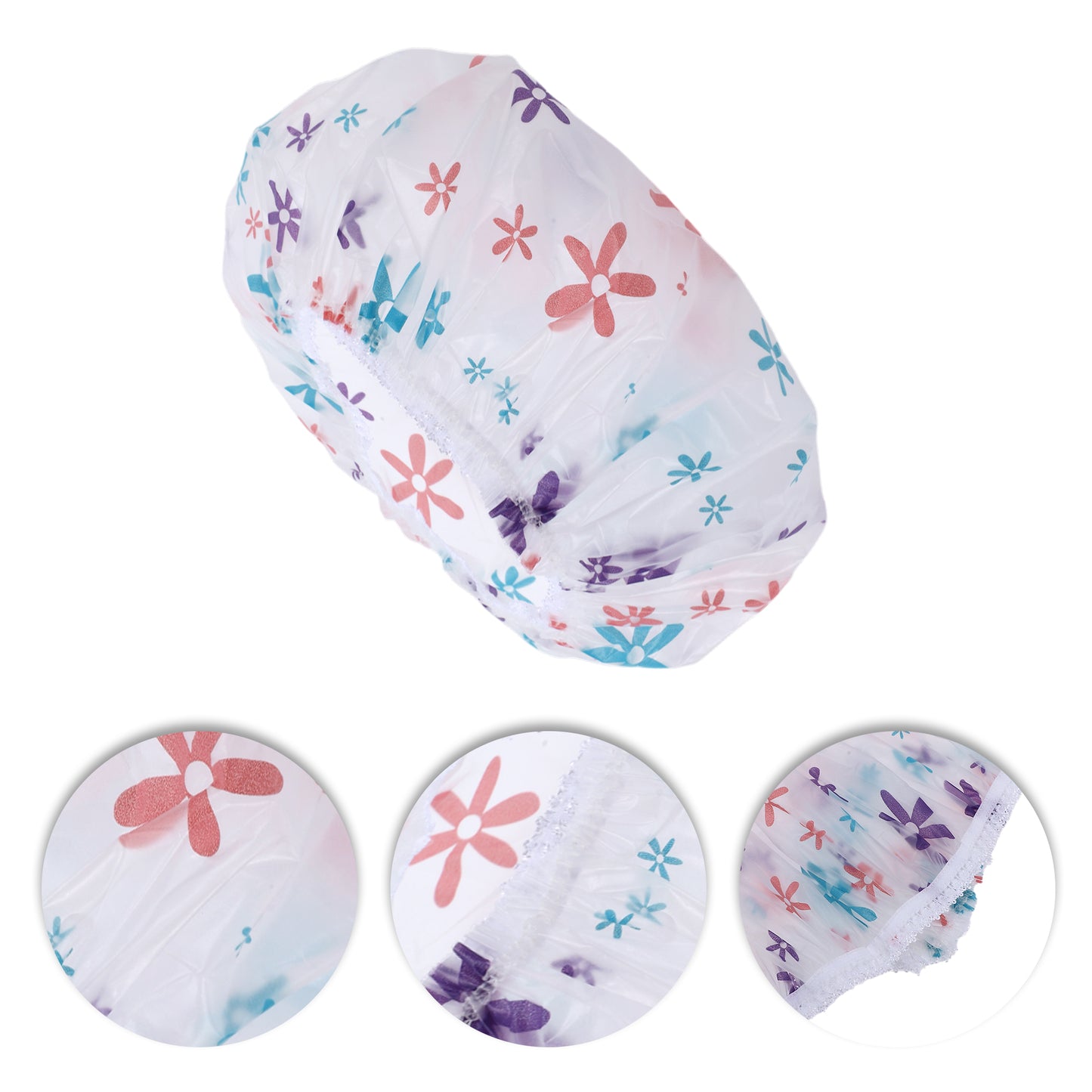 1 Pc Women's Cute Pattern Shower Cap Bathing Hair Cap