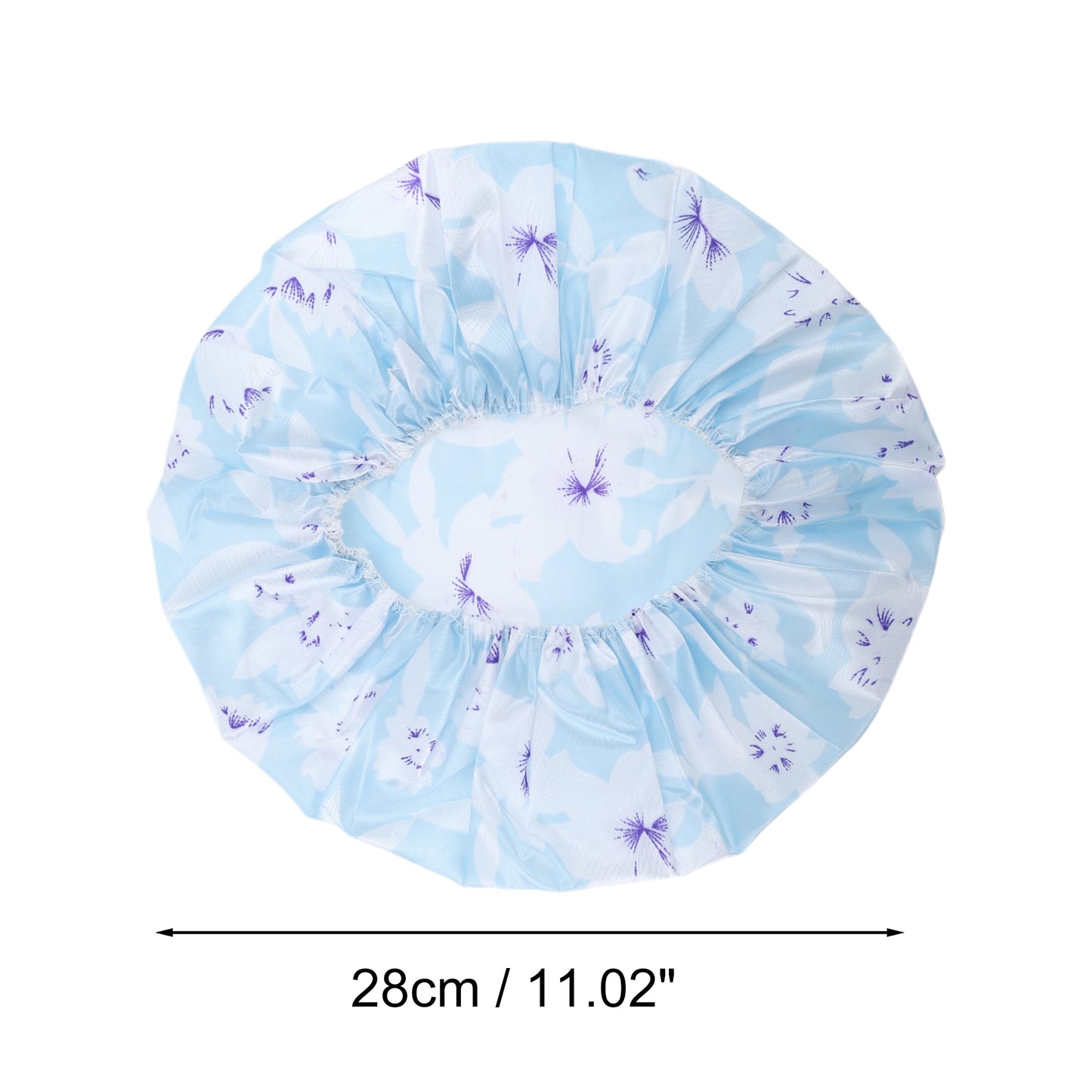 1 Pc Women Durable Shower Hair Cap for Bathroom Business Travel Blue