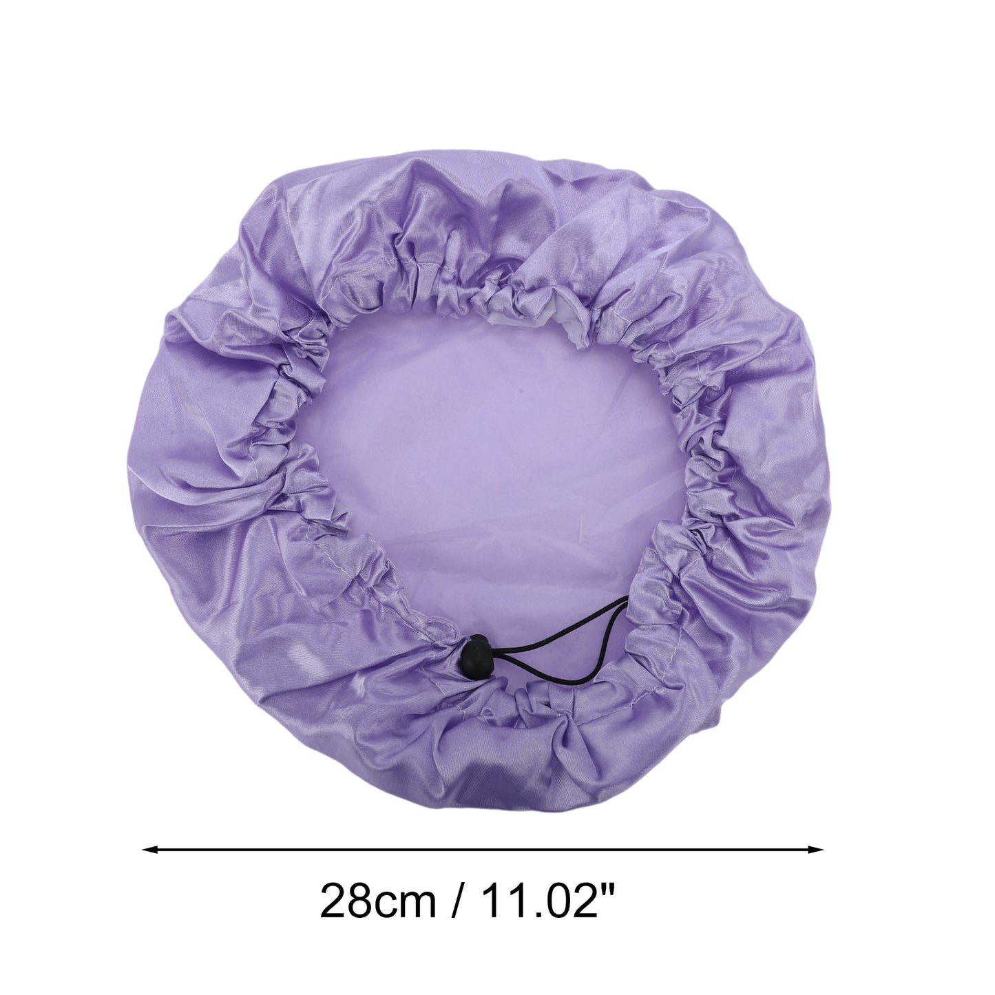 1 Pc Women Adjustable Bath Shower Cap for Bathroom Business Travel Purple