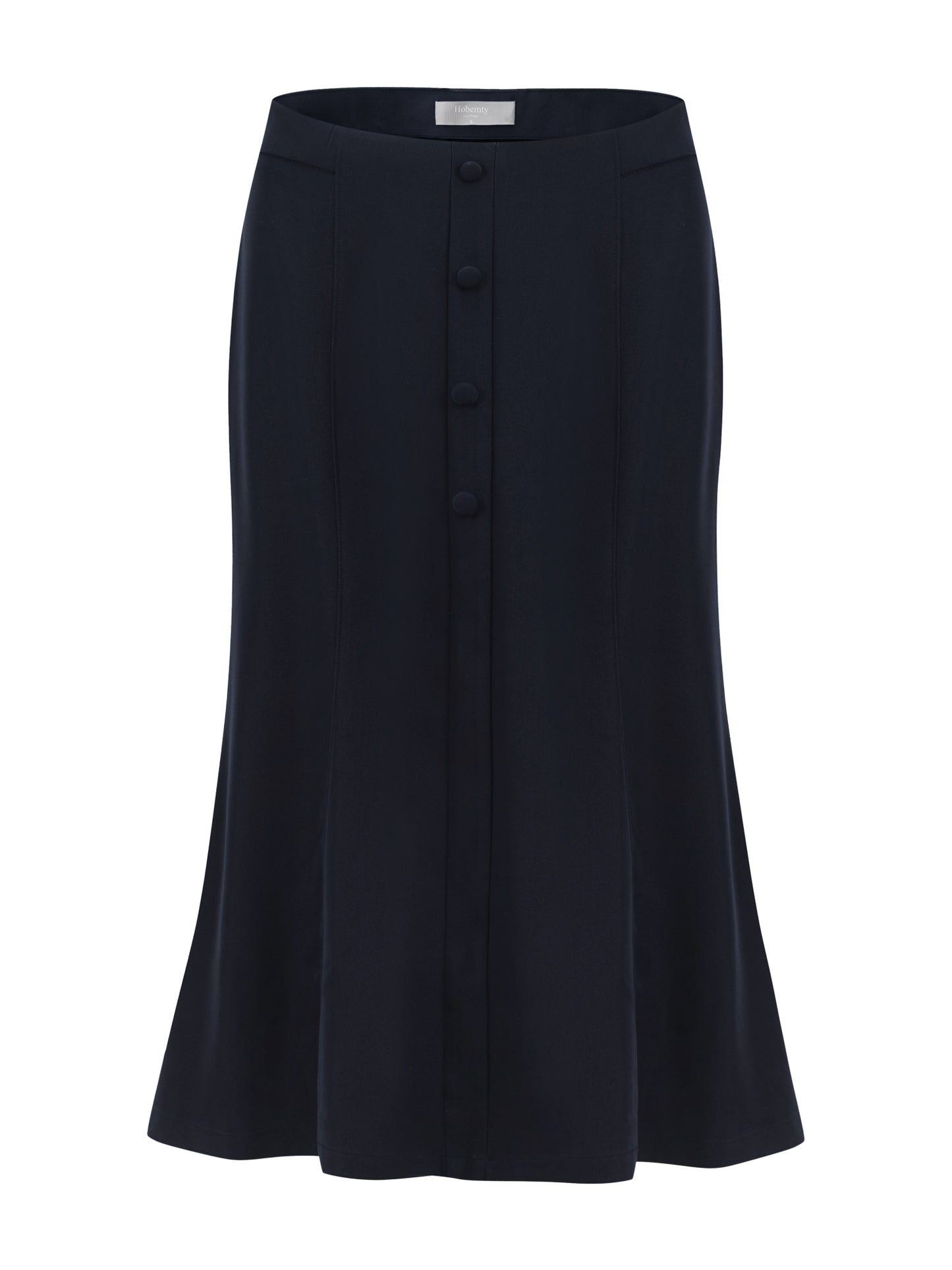 Women's Summer Casual Work Fishtail Midi Flare Skirt