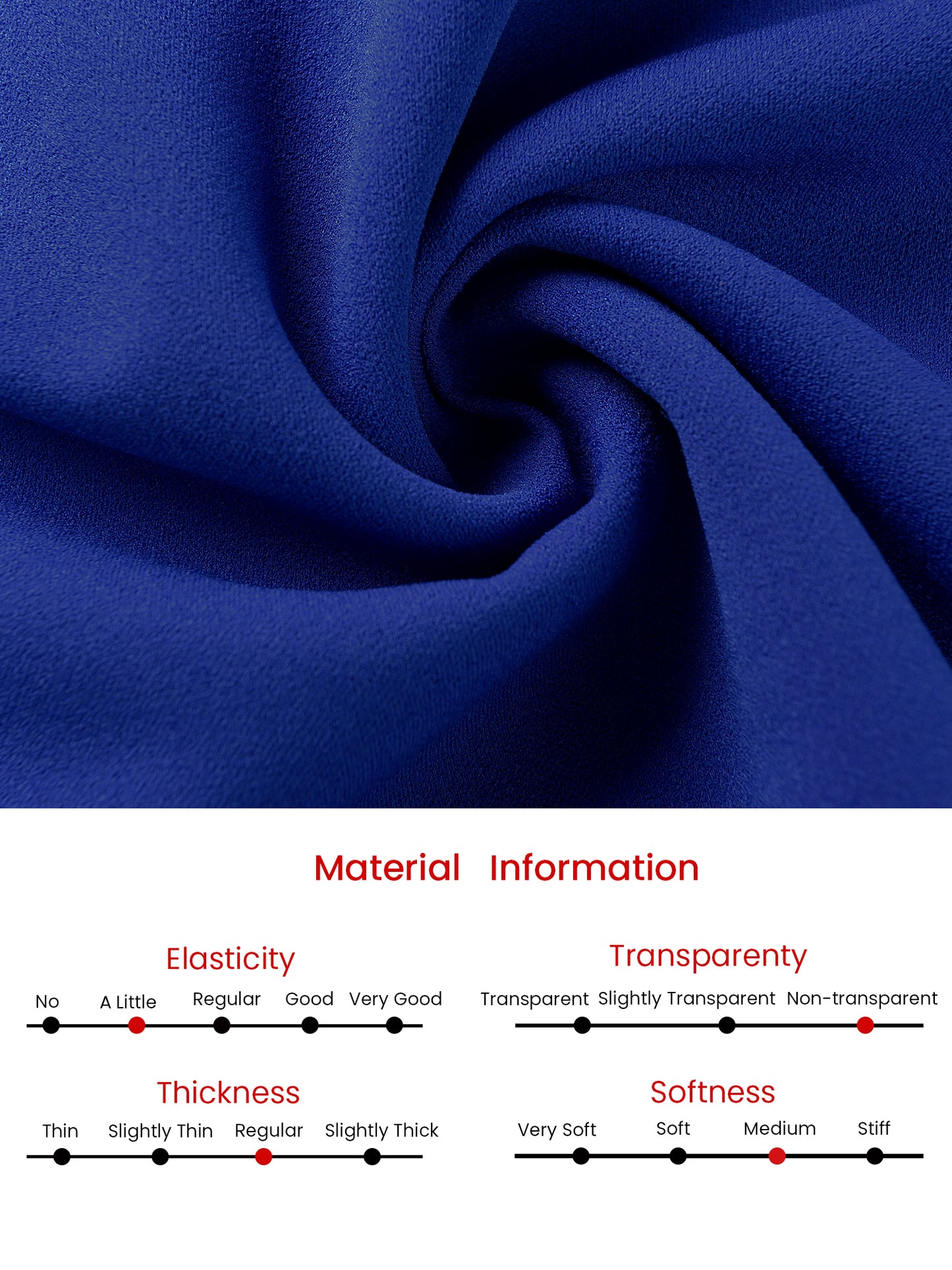 Women's Flare High Waist Casual Work A-Line Midi Skirt
