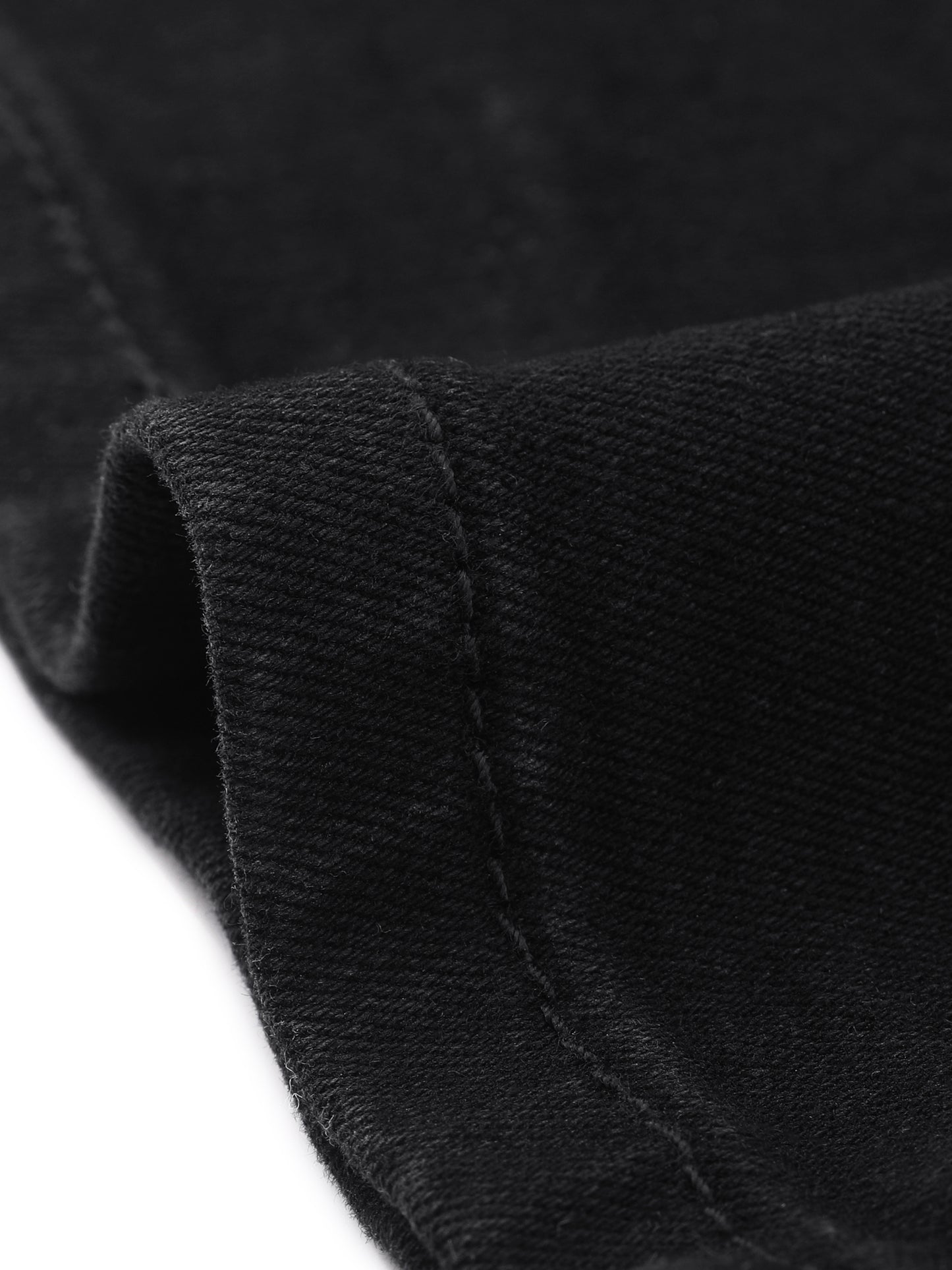 Women's Denim Skirt Front Slit Zipper High Waist Bodycon Midi Jean Skirt