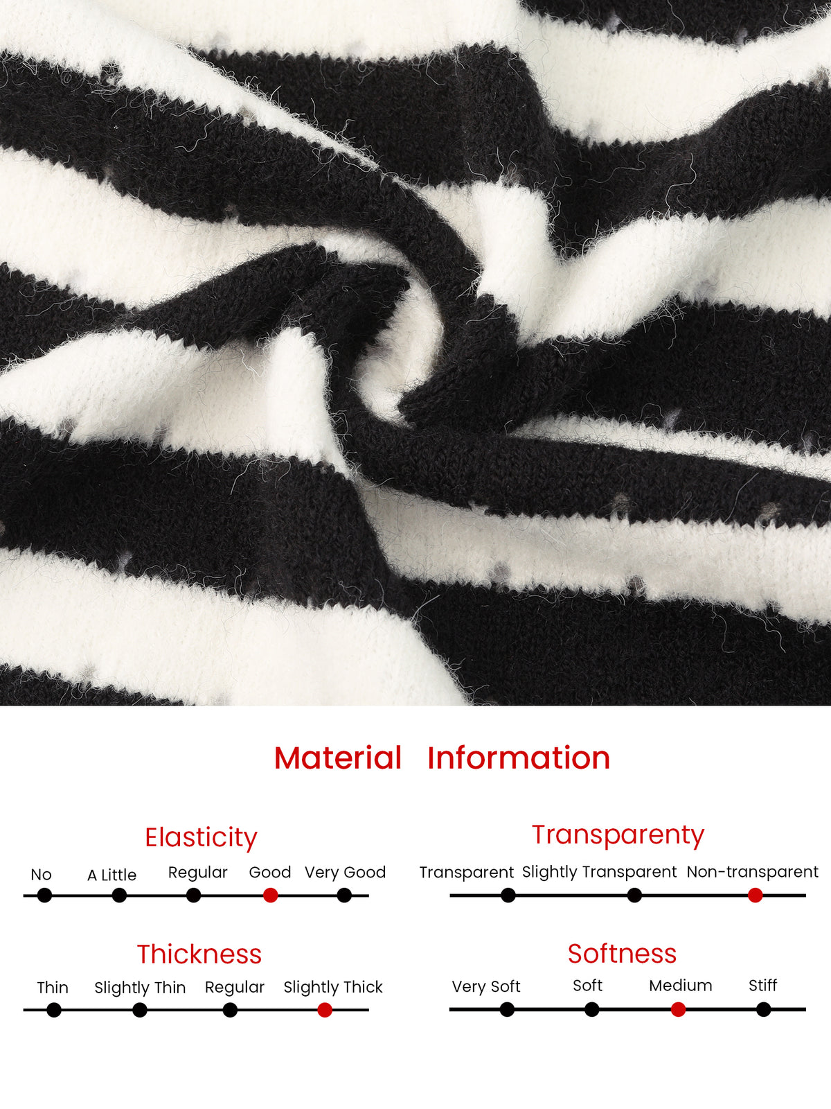 Women's Striped Cardigan Sweater Long Sleeve Knit Ribbed Top