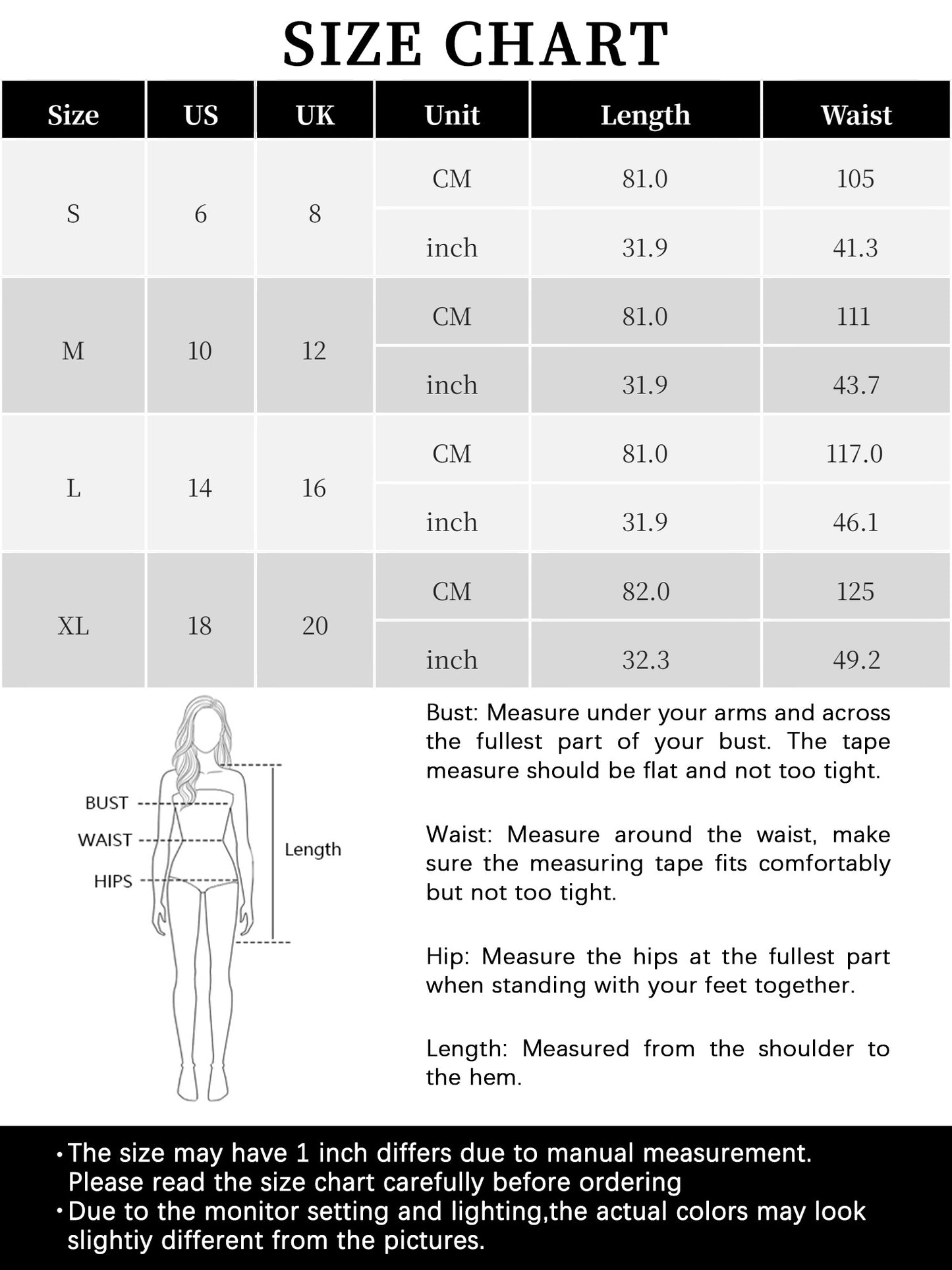 Women's Elastic Waist A Line Casual Swing Summer Midi Skirt with Pockets