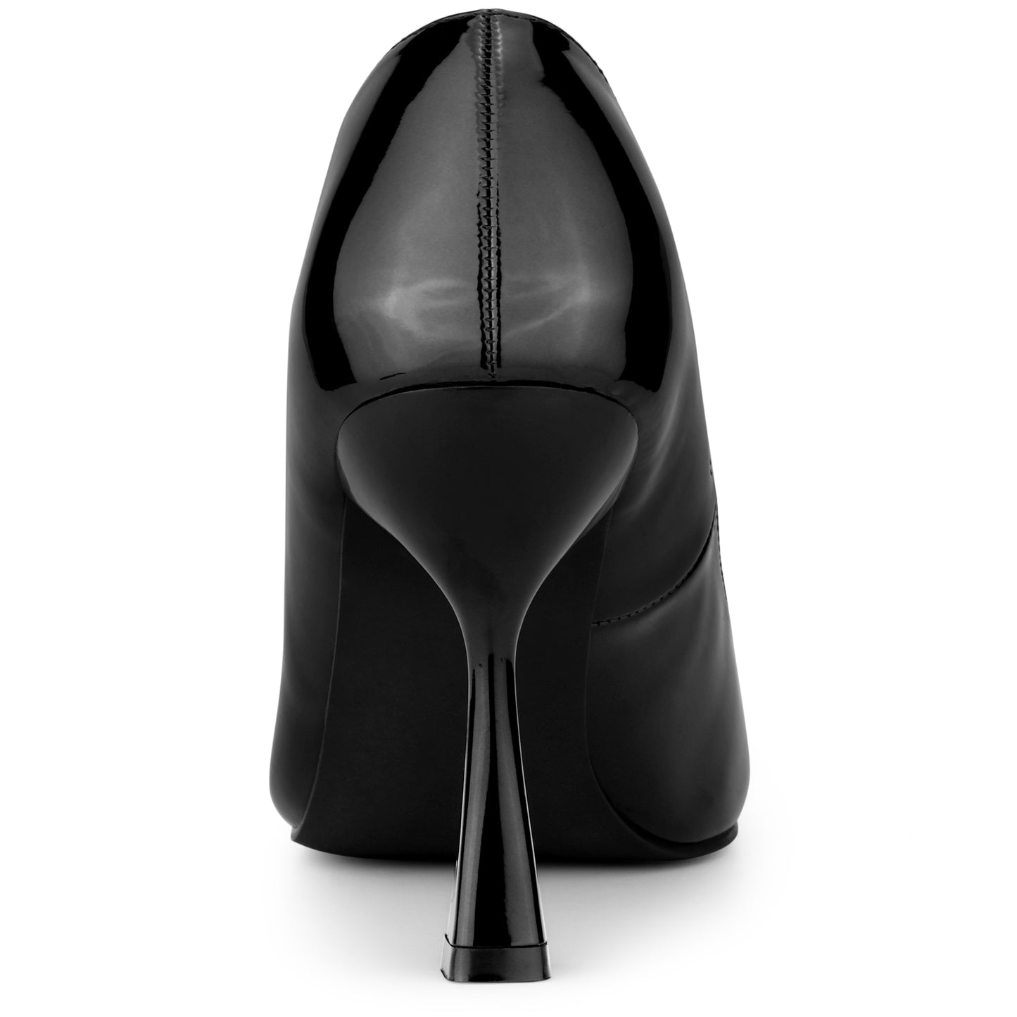 Zapatos de vestir de charol con punta puntiaguda y tacón de aguja para mujer