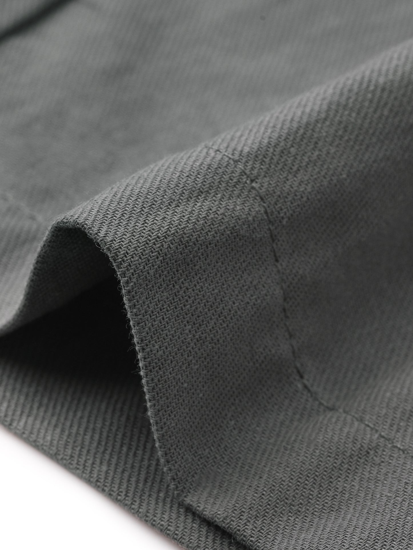 Mono cargo de algodón con cuello, manga corta y botones para mujer, con lazo en la cintura