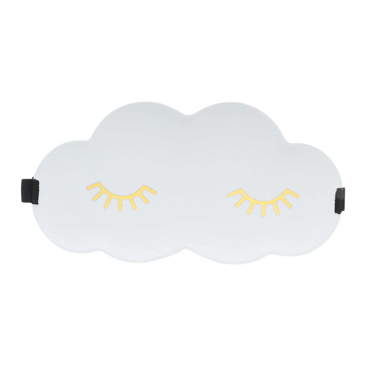 Cloud Shape Eye Mask Eyelash Pattern 3D Eye Mask Gray
