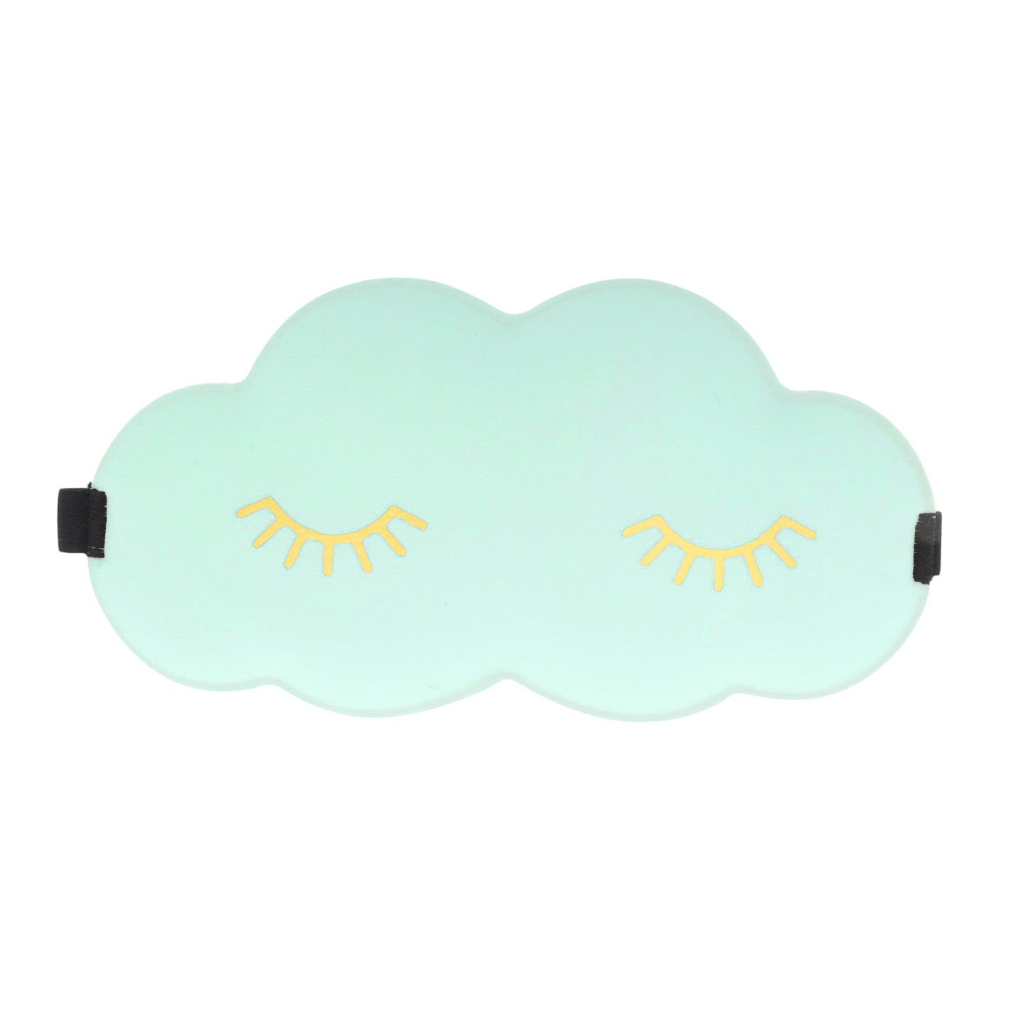 Cloud Shape Eye Mask Eyelash Pattern 3D Eye Mask Blue