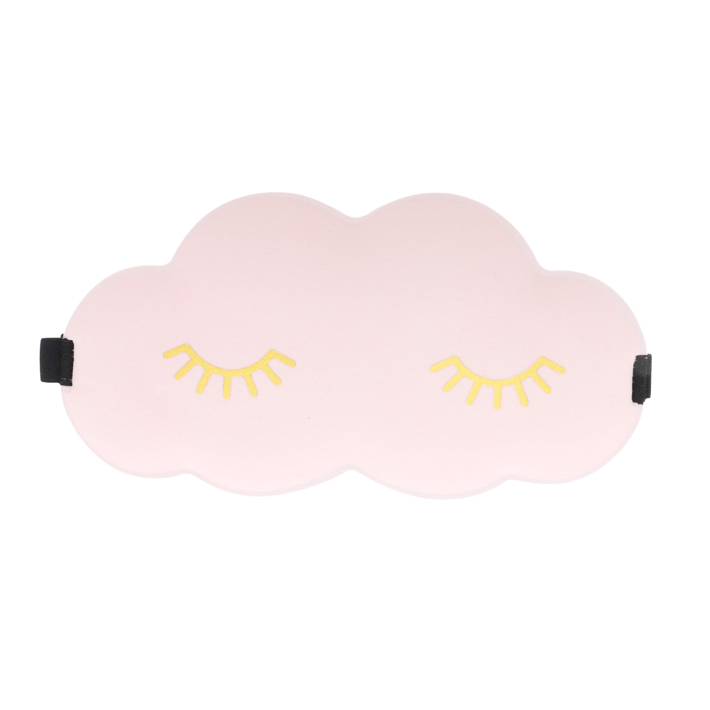 Cloud Shape Eye Mask Eyelash Pattern 3D Eye Mask Light Pink