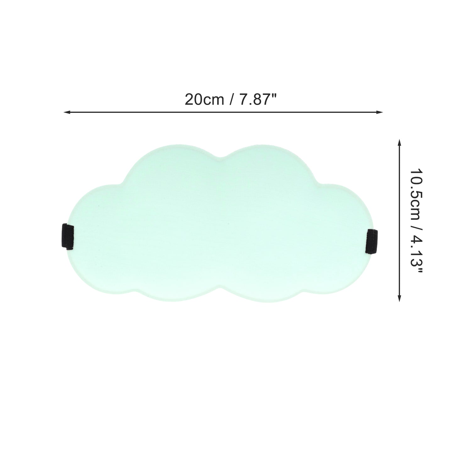 Clouds Sahped 3D Eye Mask for Rest for Travel Blue