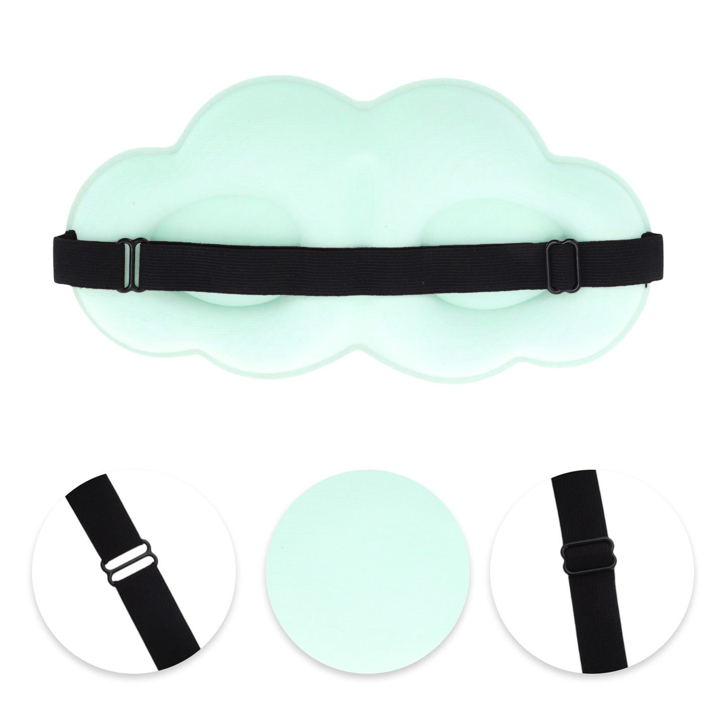 Clouds Sahped 3D Eye Mask for Rest for Travel Blue