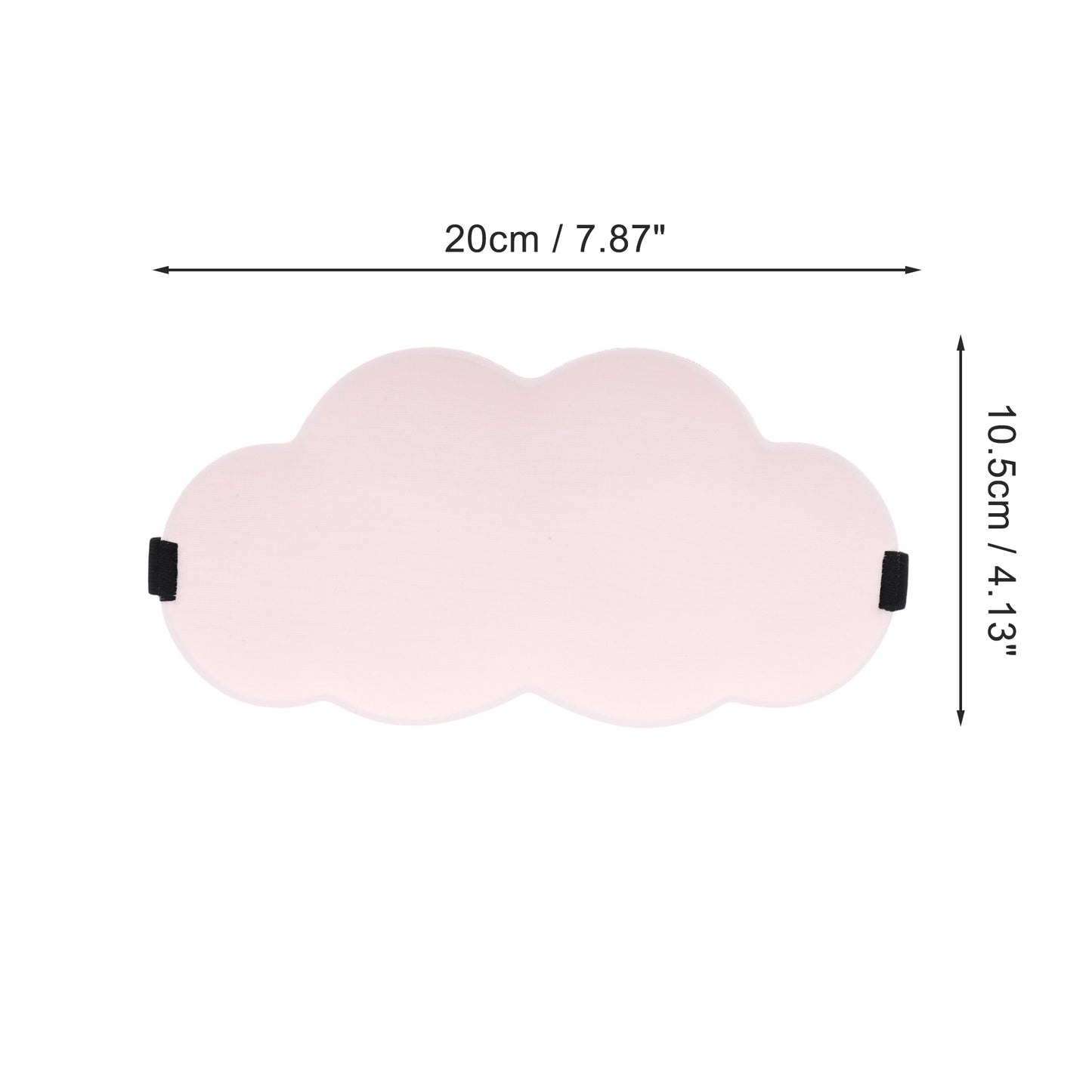 Clouds Sahped 3D Eye Mask for Rest for Travel Light Pink