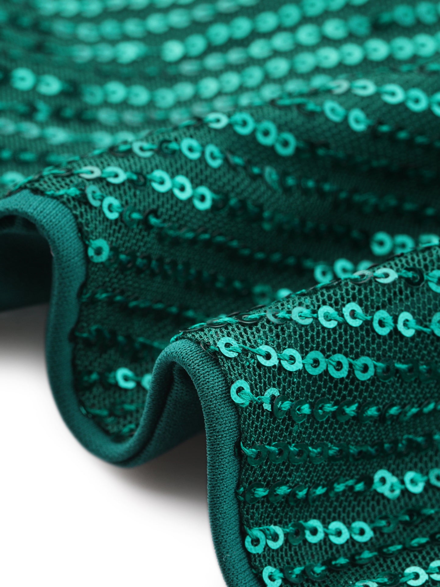 Women's Sequin Jumpsuit One Shoulder See Through Wide Legs Party Romper