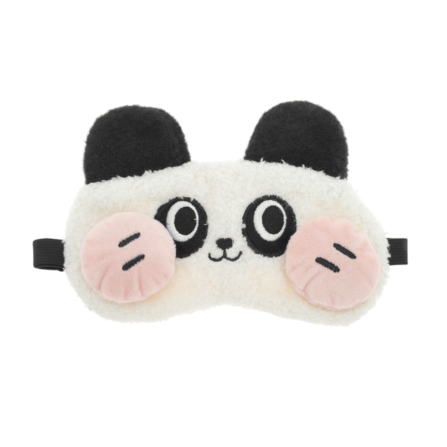 Portable Bears Adjustable Eye Mask Cute Eye Shade Cover for Office White