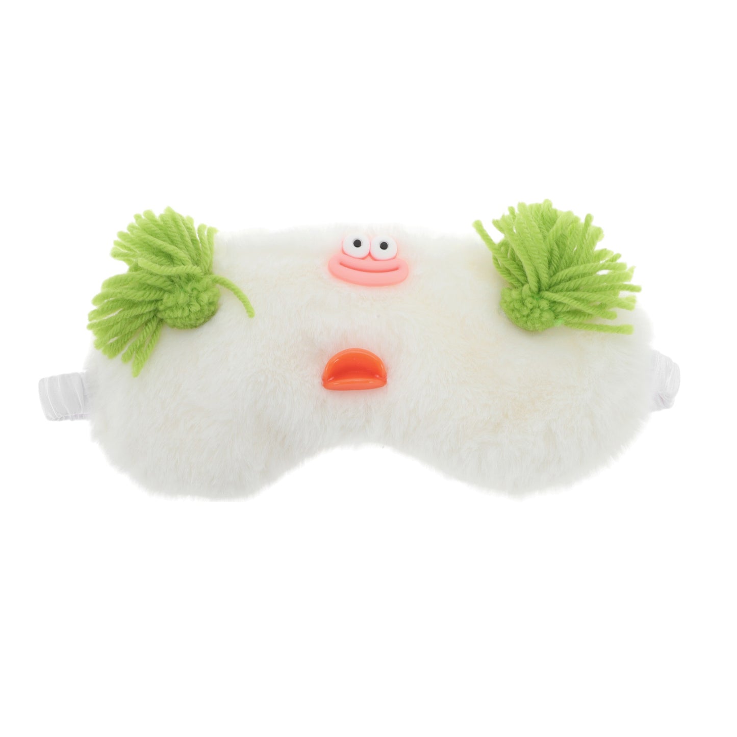 Portable Funny Strap Eye Mask Cute Eye Shade Cover for Office White
