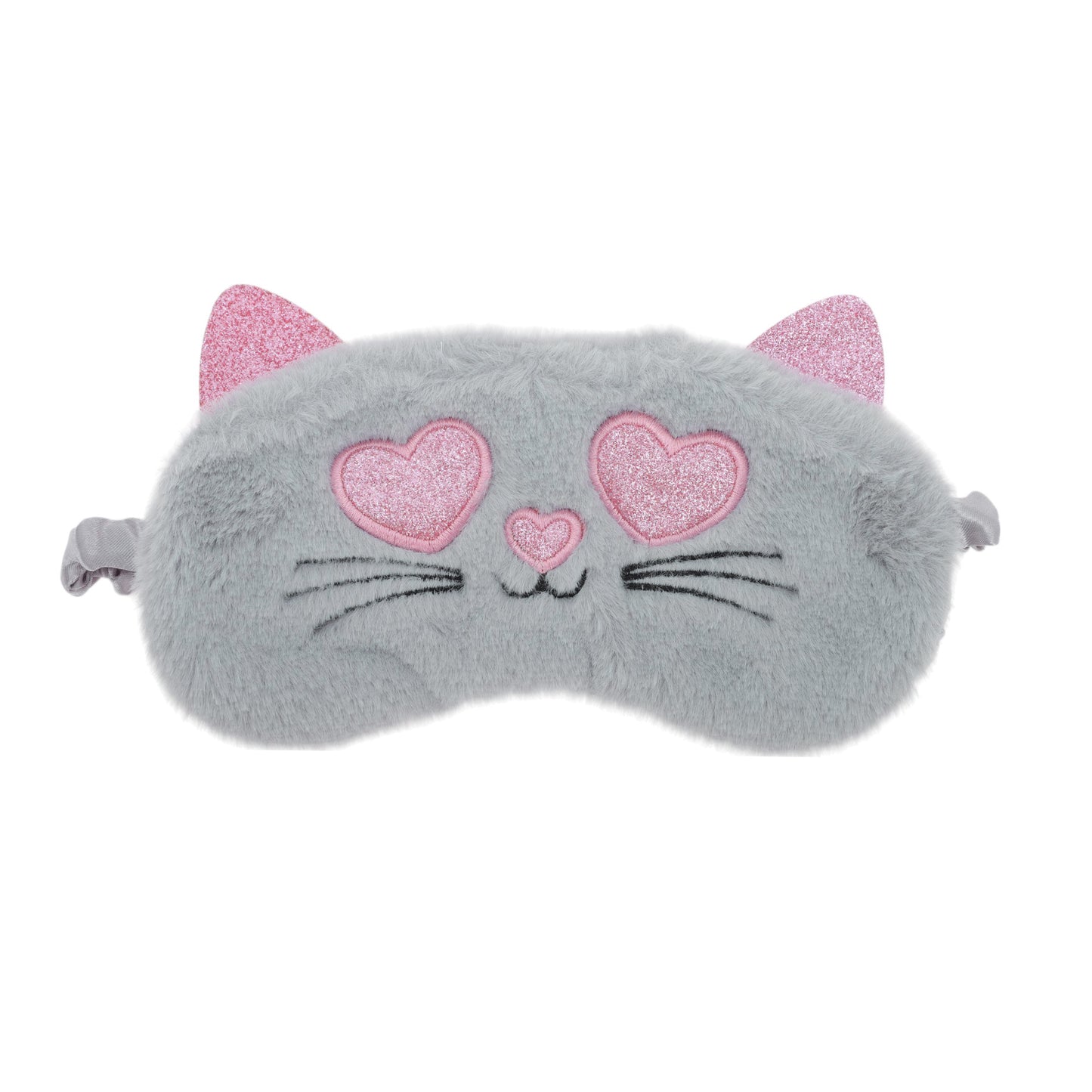 Durable Cat Sleep Mask Cute Eye Shade Cover for Office Pink