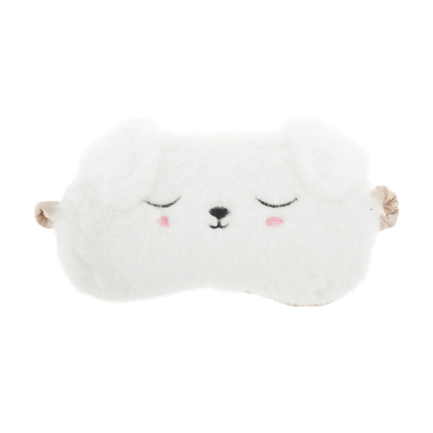 Durable Dog Eye Mask Cute Eye Shade Cover for Office White