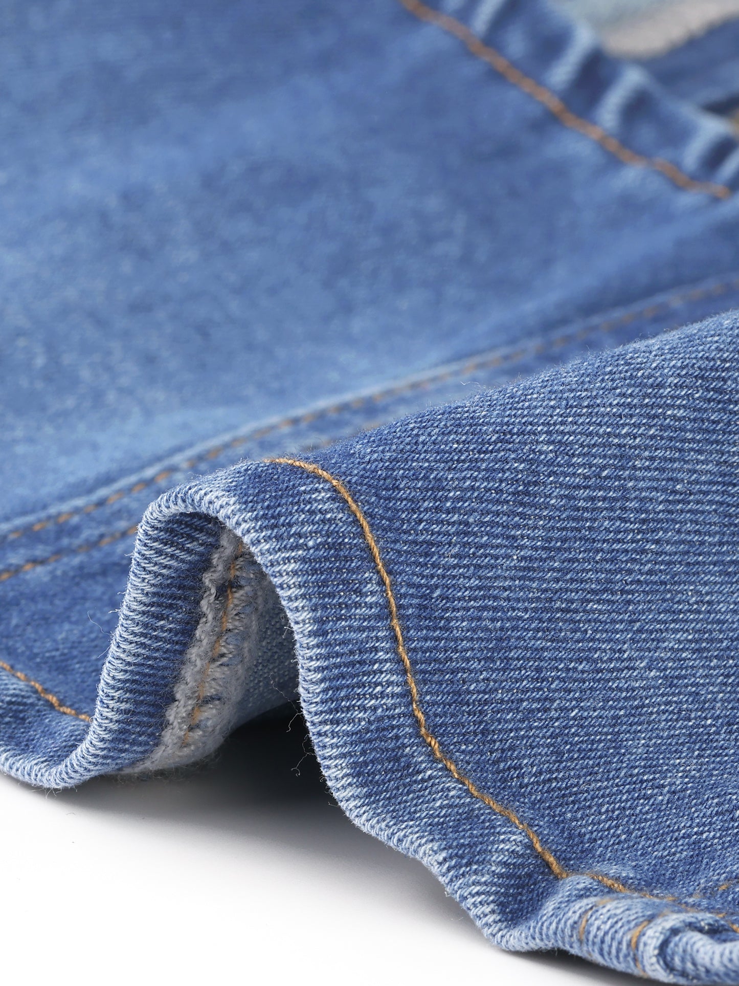 Women's Zipper Up Collared Sleeveless Jean Corset Denim Halter Top