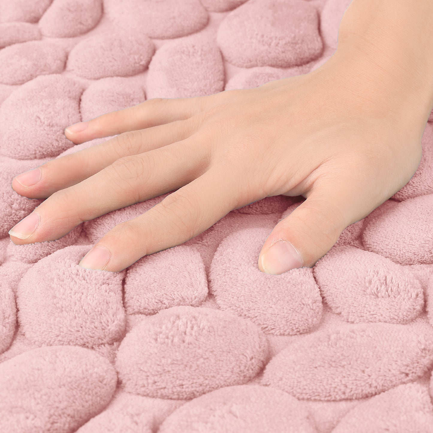 Memory Foam Bathroom Rugs Ultra Soft Non-Slip Water Absorbent Quick Dry Bath Mats