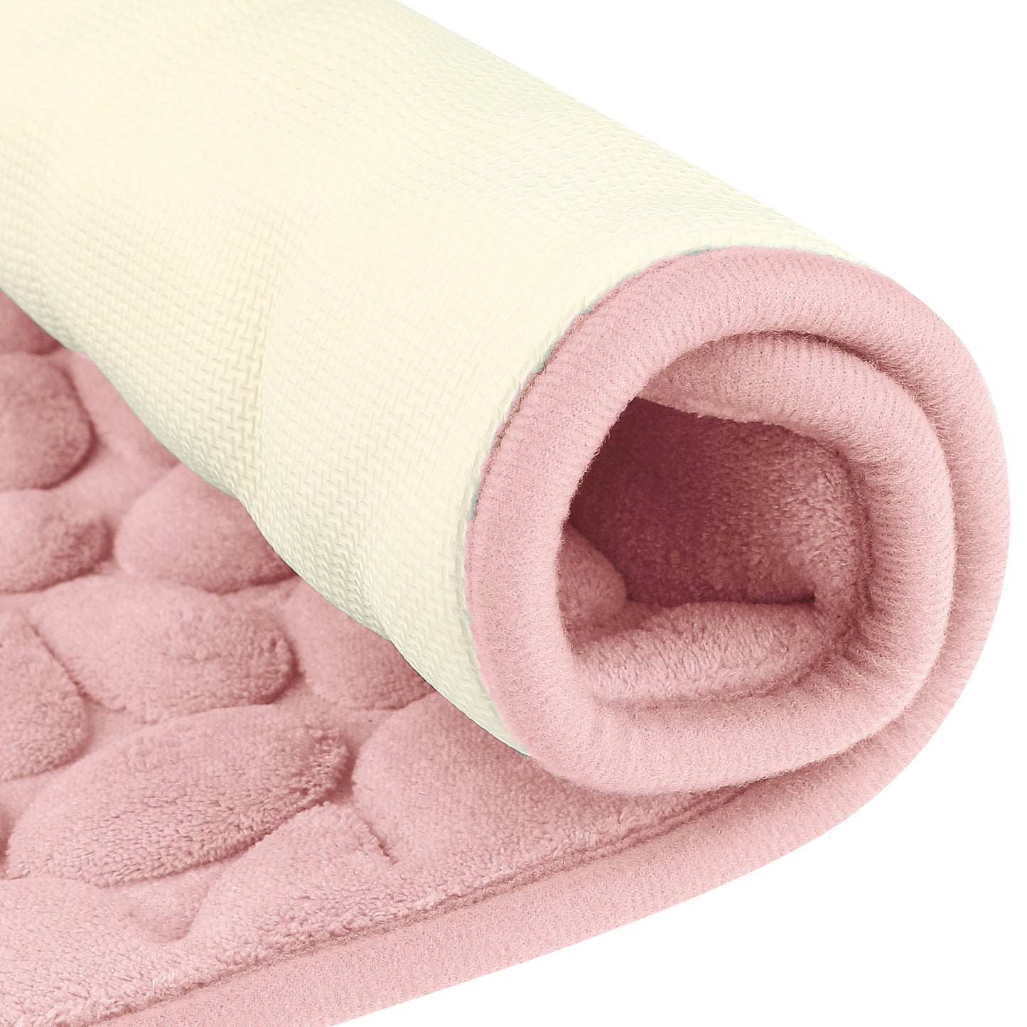 Memory Foam Bathroom Rugs Ultra Soft Non-Slip Water Absorbent Quick Dry Bath Mats