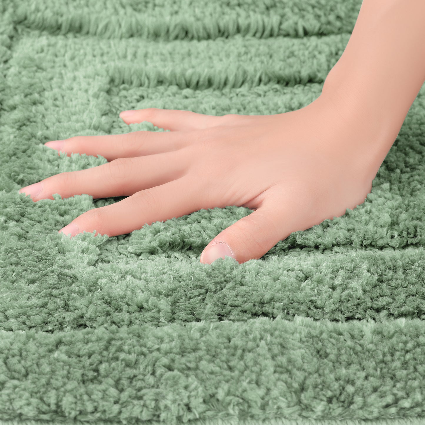 Bathroom Rug, Soft Absorbent Bathroom Rug, Non Slip Plush Machine Washable Dry Bath Mats