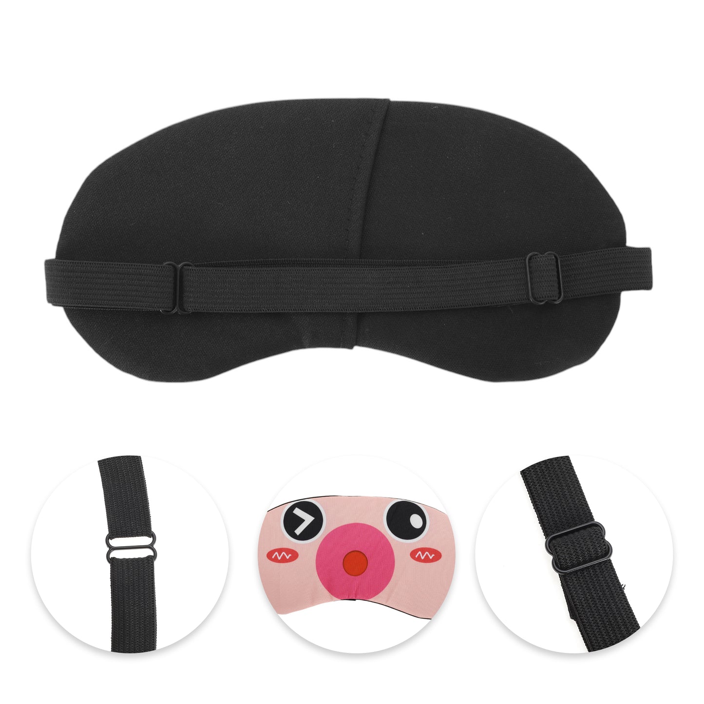 Durable Adjustable Eye Mask Eye Shade Cover for Rest Pink