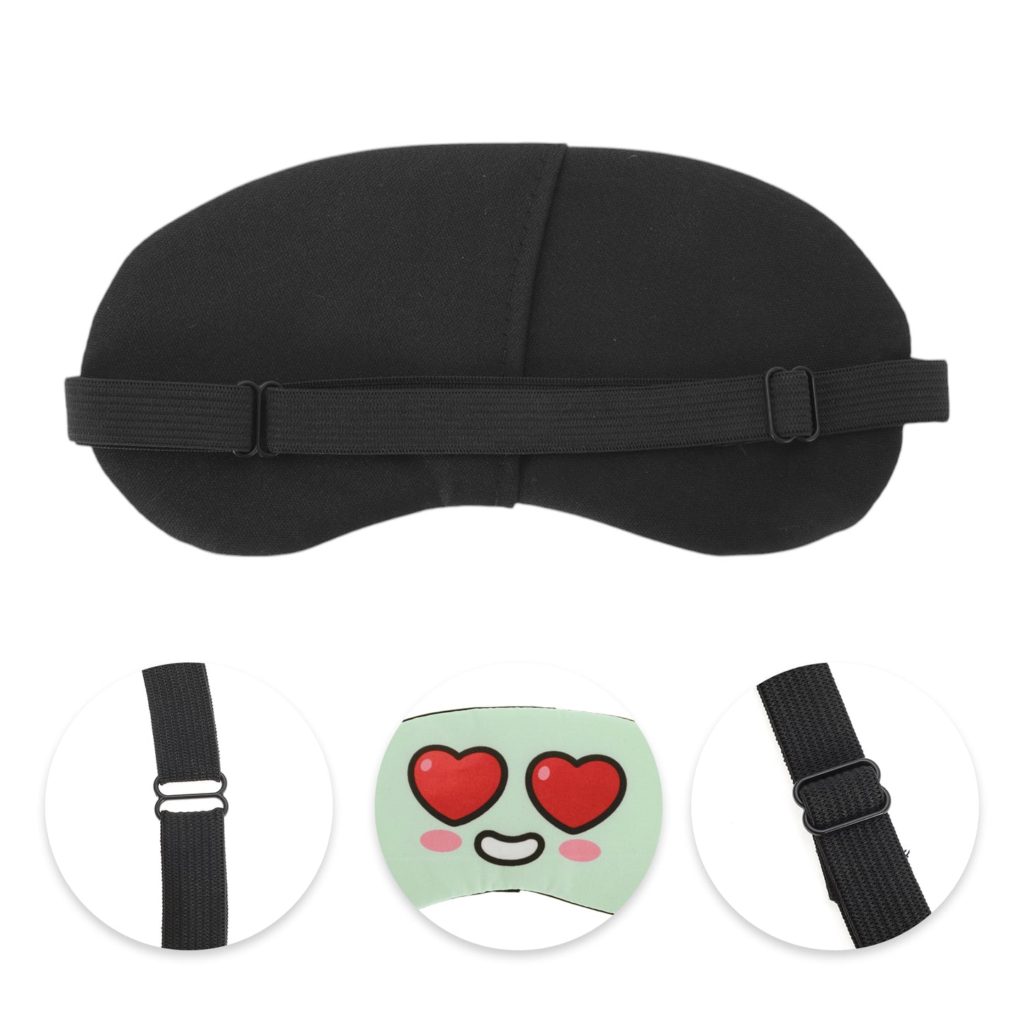 Durable Adjustable Eye Mask Eye Shade Cover for Rest Green