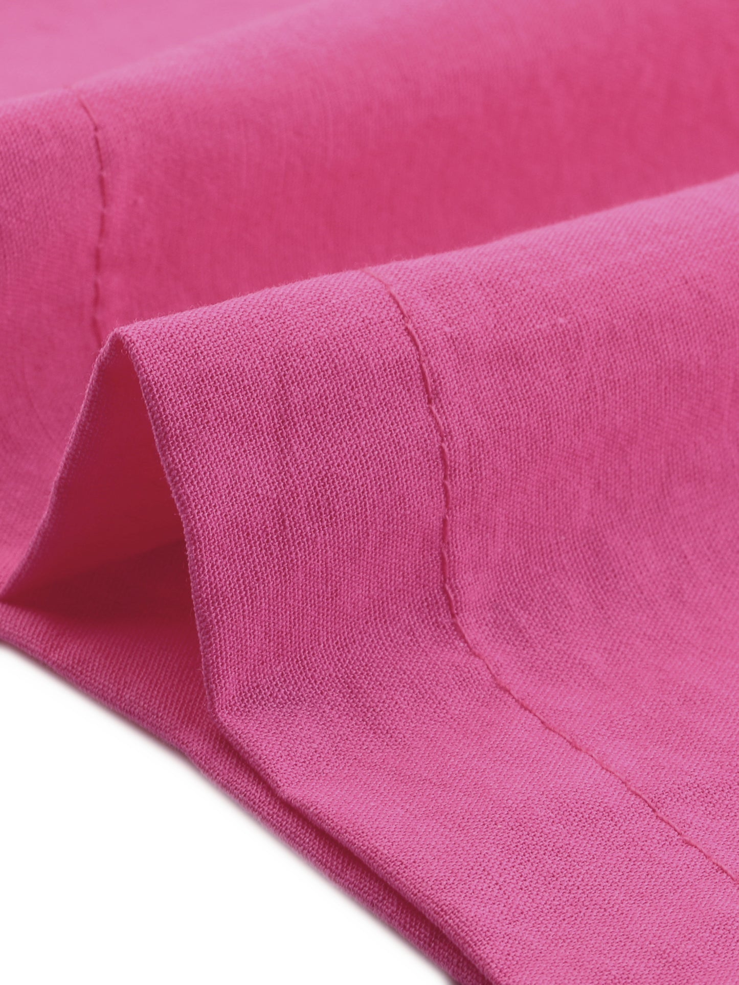 Women's Casual Cotton Skirt Elastic Waist Scrub Peasant A-Line Midi Skirts with Pockets