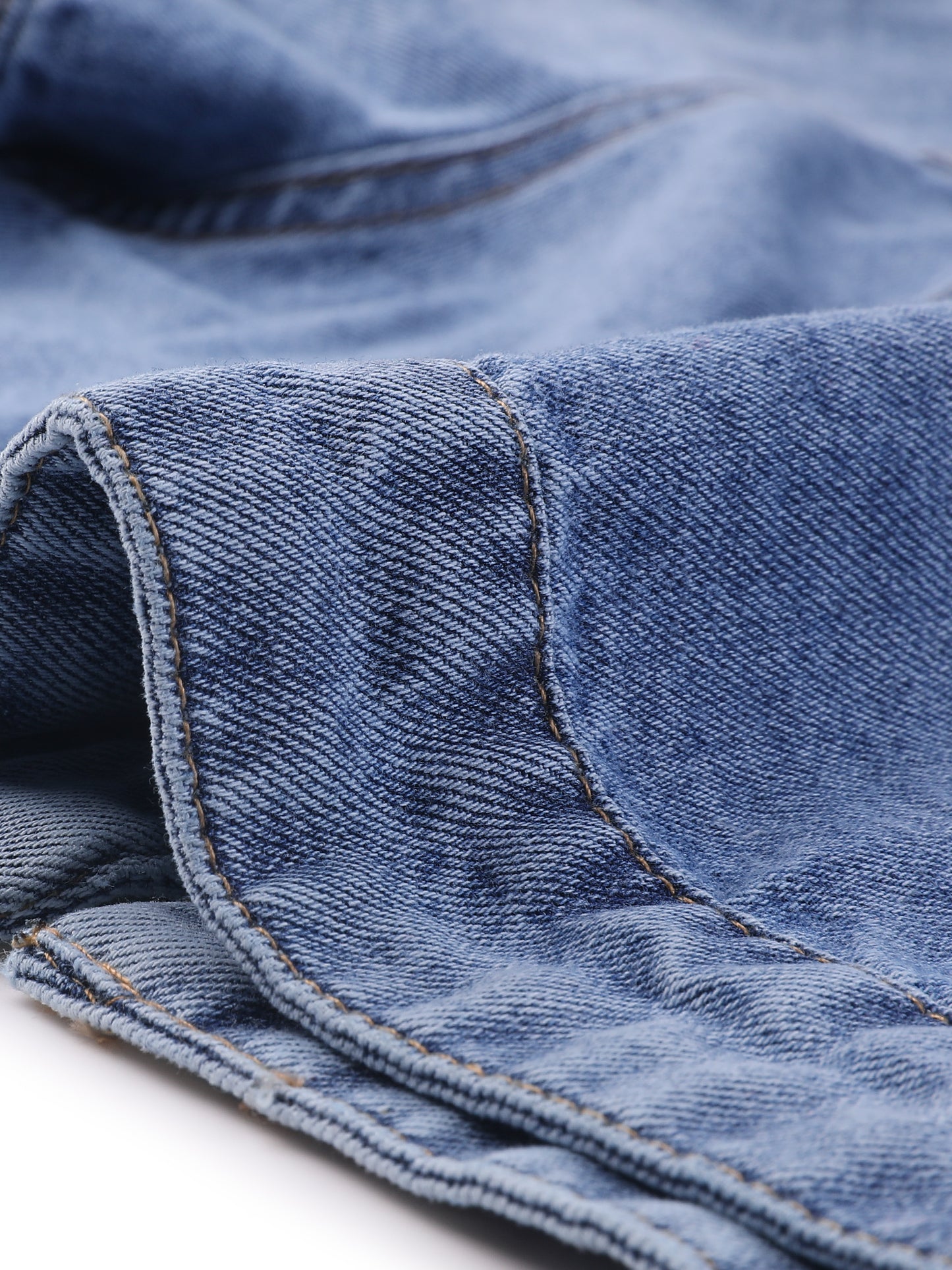 Women Plus Size Denim Jacket Short Sleeves Button Down Cropped Jean Jackets
