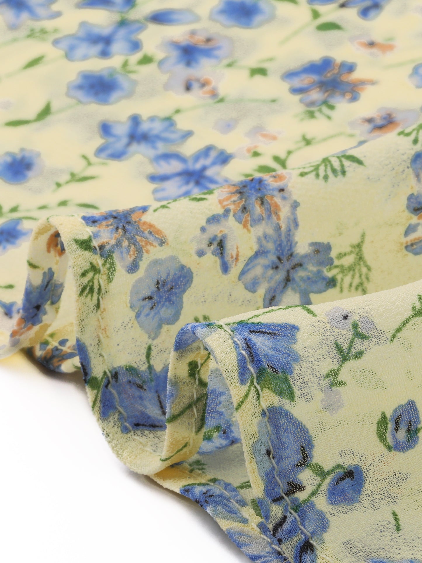 Women's Floral Print Skirt Elastic High Waist Layer Ruffle A-Line Mini Short Skirt