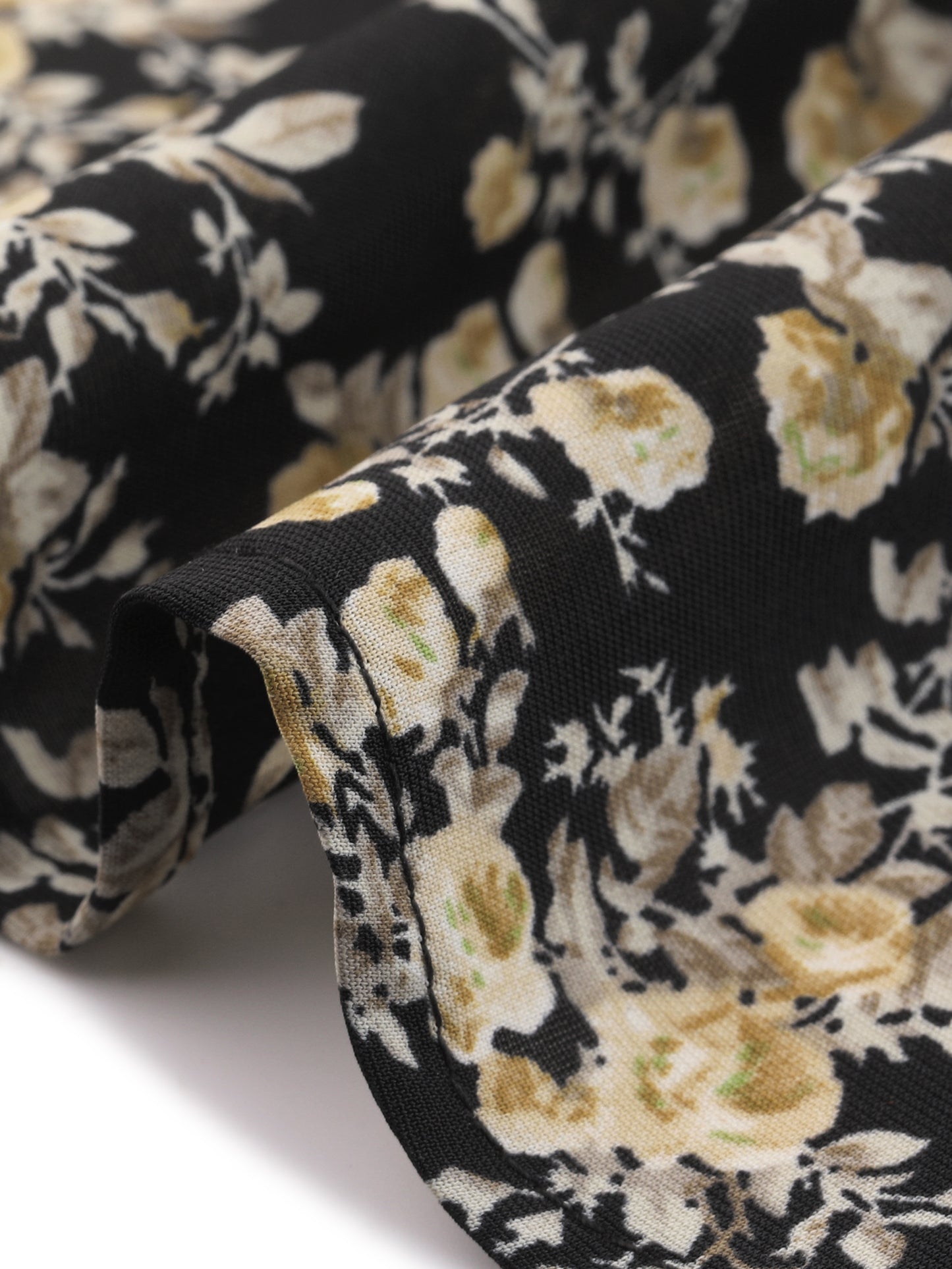 Women's Plus Size Summer Dress Floral Print V Neck Smocked A-Line Flowy Midi Dress