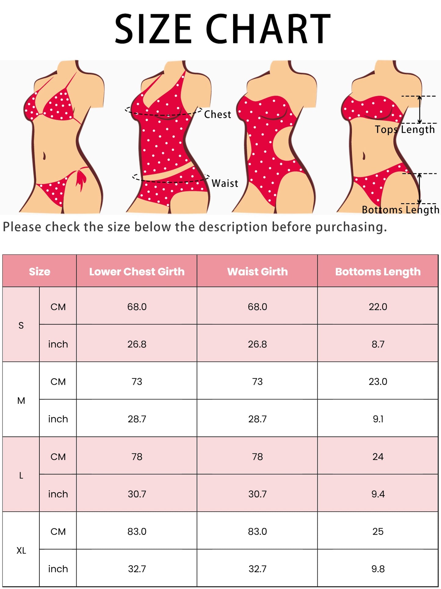 Women's Shell Decoration Herringbone Bikini Sets, 3 Piece Halter Top Tie Side Triangle Bottom with Cover Up Skirt