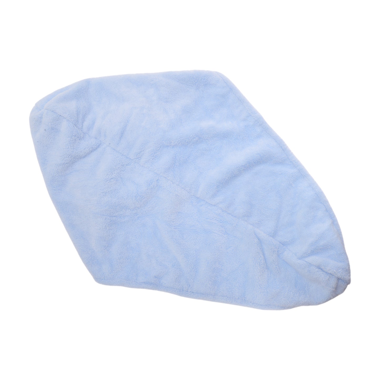 Cute Water-absorbent Birds Pattern Hair Towel Blue