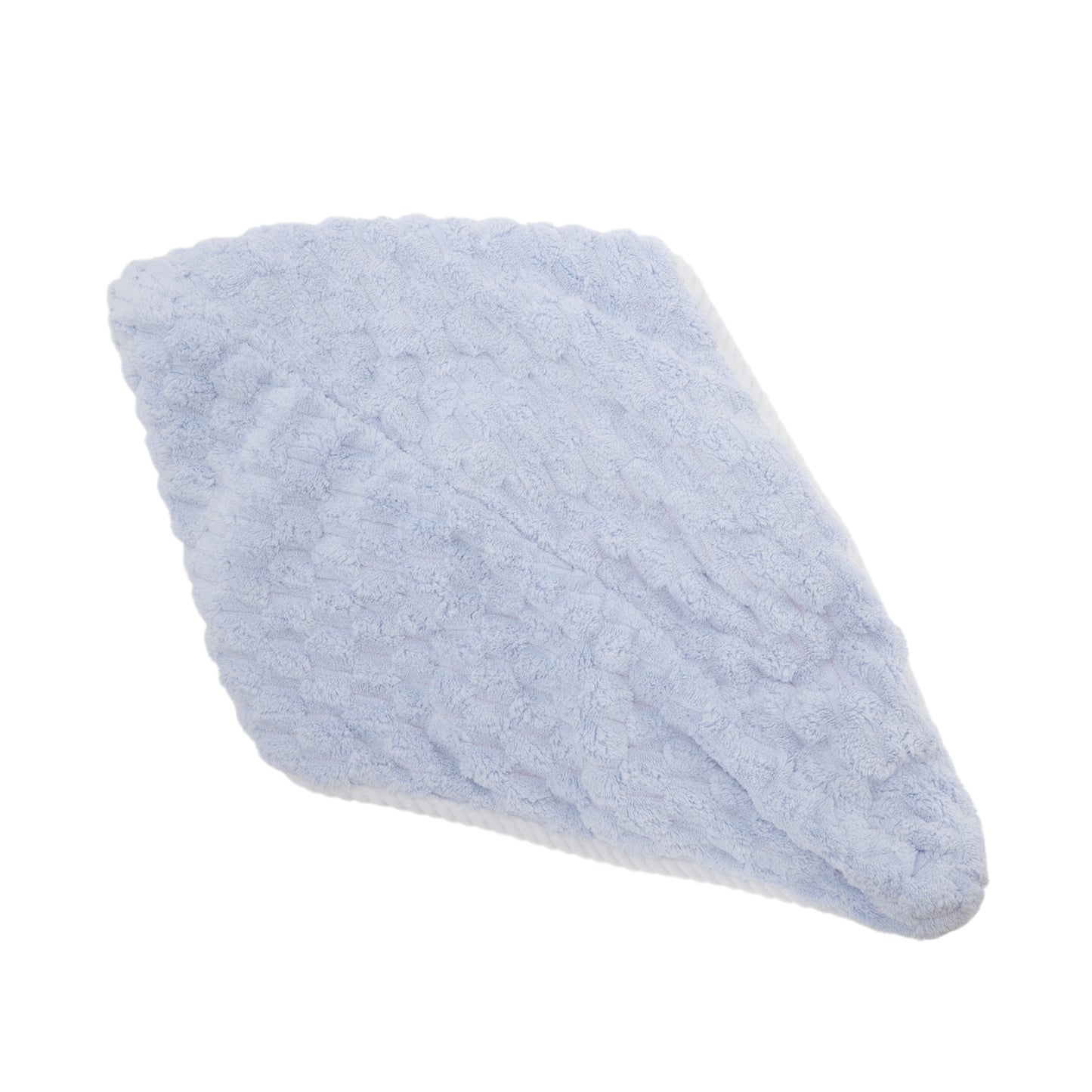1 Pc Water-absorbent Double Layer Hair Drying Towel for Bathroom Blue, Pink