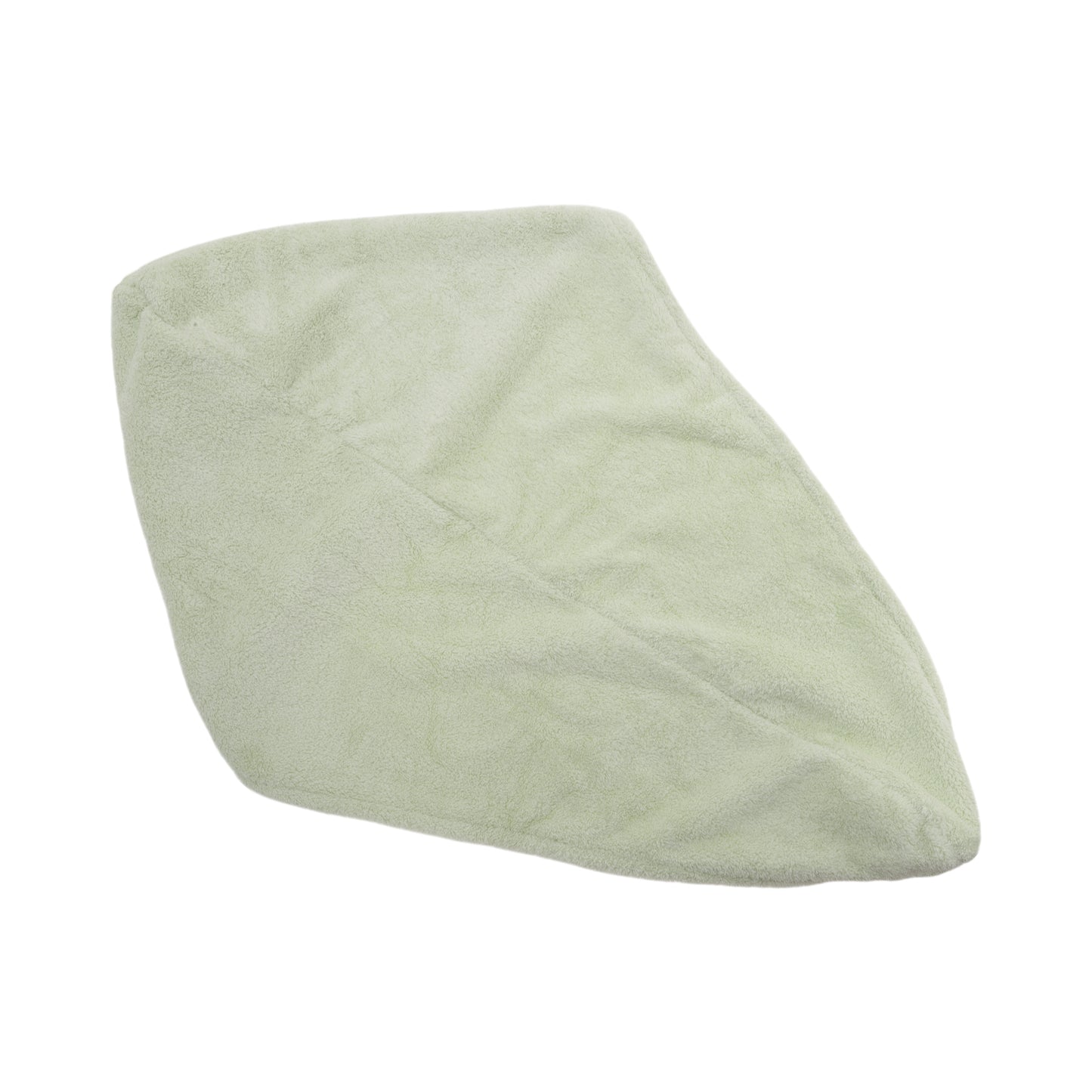 1 Pc Water-absorbent Flower Pattern Hair Drying Towel for Bathroom Green