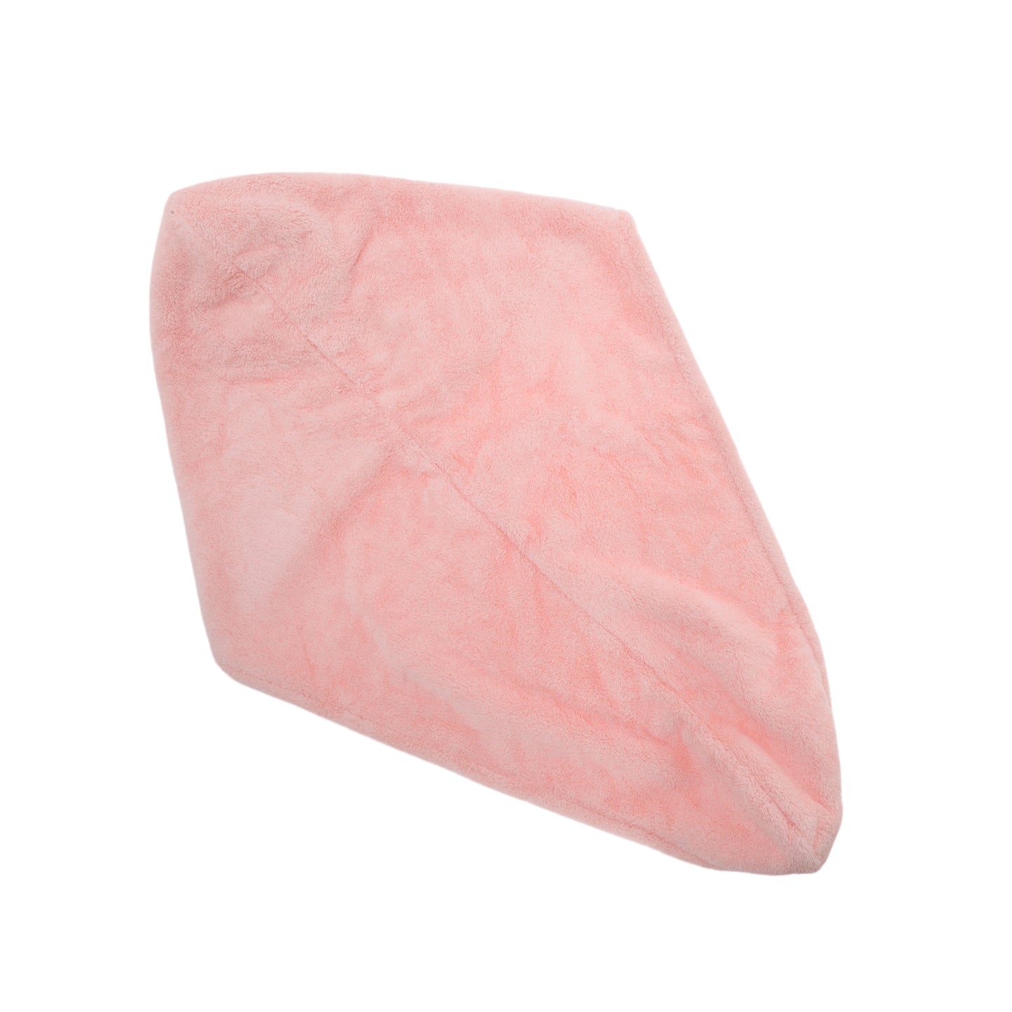 1 Pc Water-absorbent Rabbit Ears Hair Drying Towel for Bathroom Light Pink