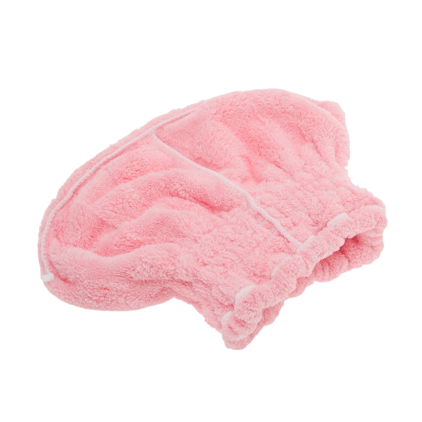 1 Pc Comfortable Bow Hair Towel Drying Hair Cap for Bathroom Pink