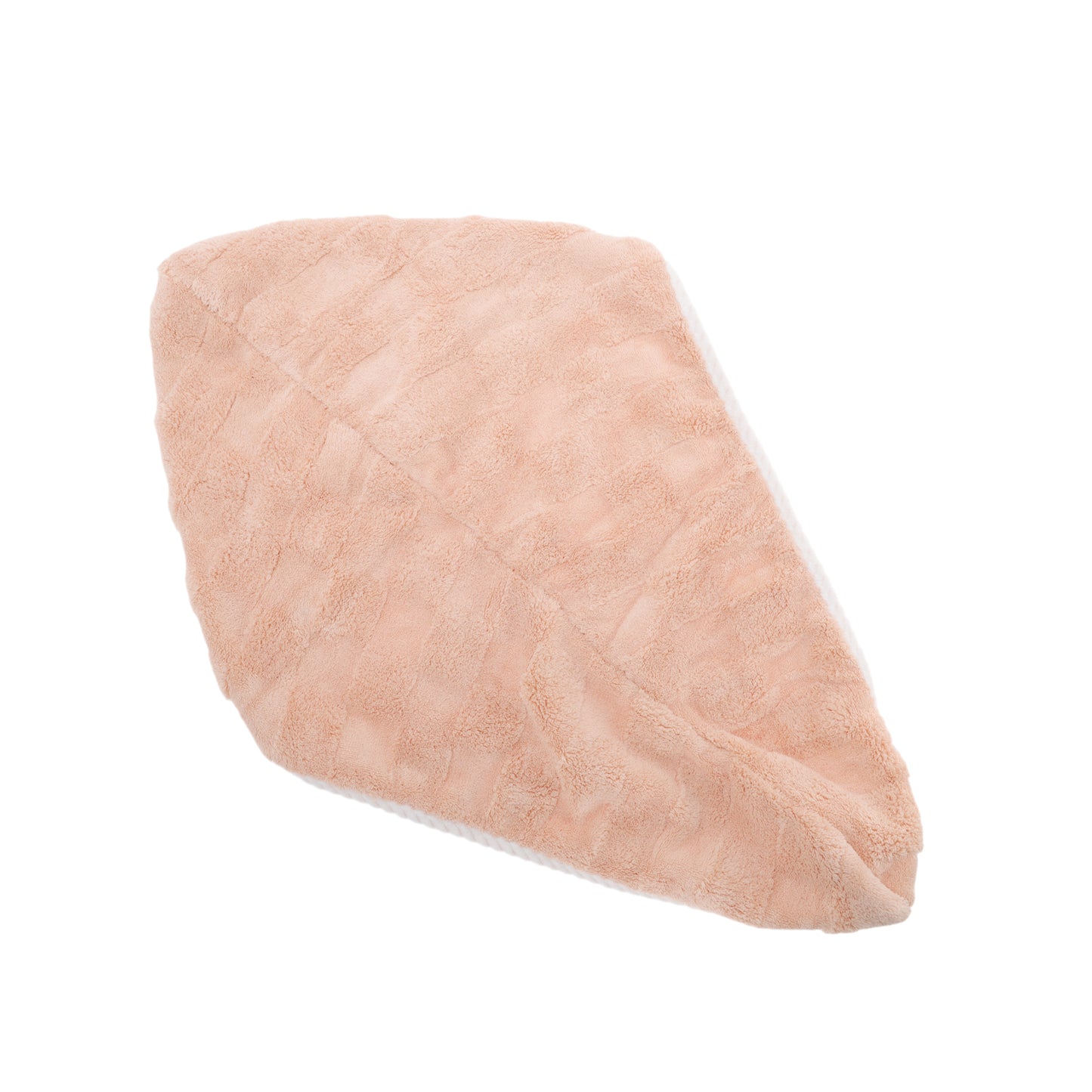 1 Pc Water-absorbent Hair Towel Drying Wrap for Bathroom Light Brown