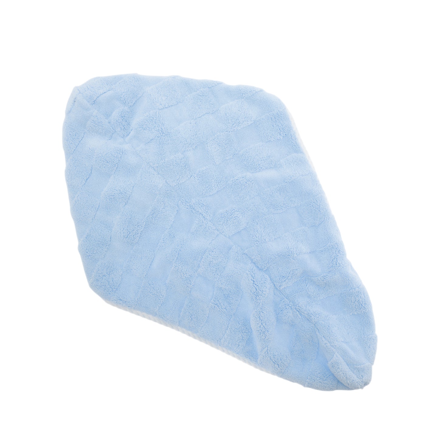 1 Pc Water-absorbent Hair Towel Drying Wrap for Bathroom Blue
