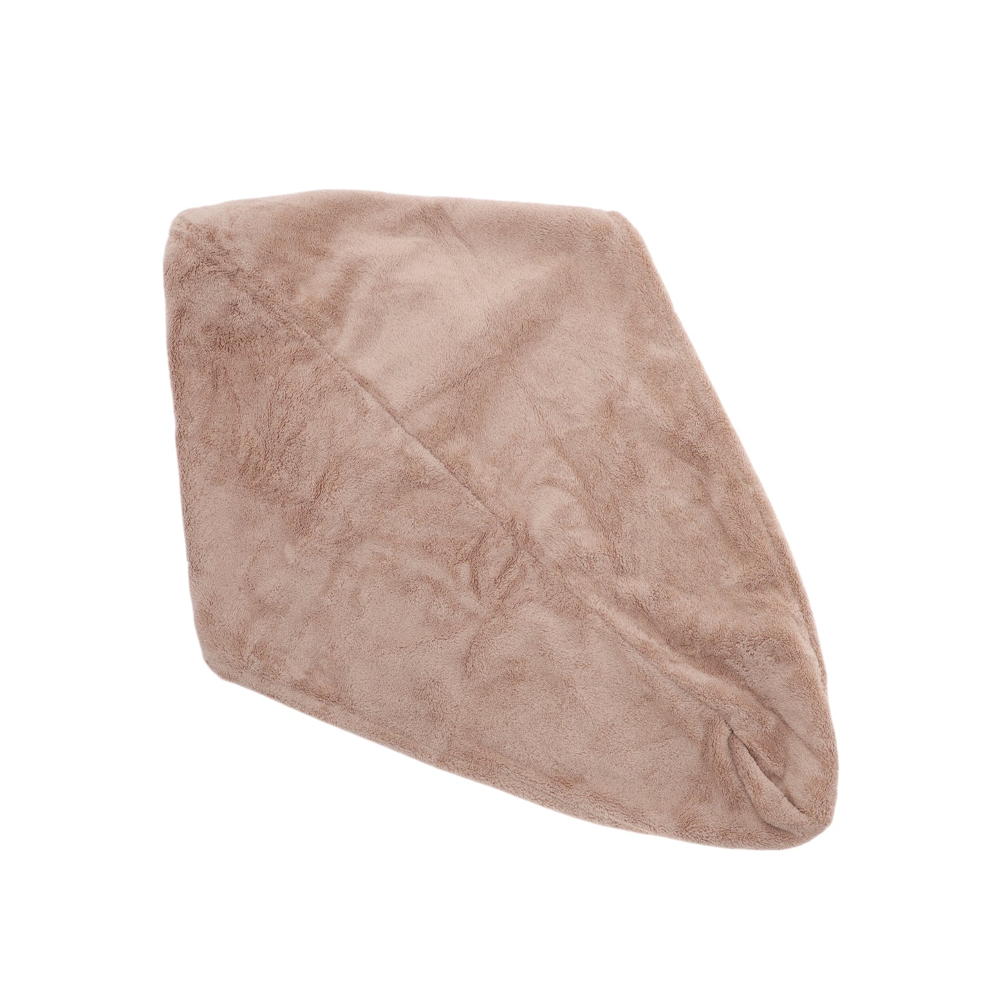 1 Pc Comfortable Rabbit Ears Hair Towel for Bathroom Hotel Light Brown