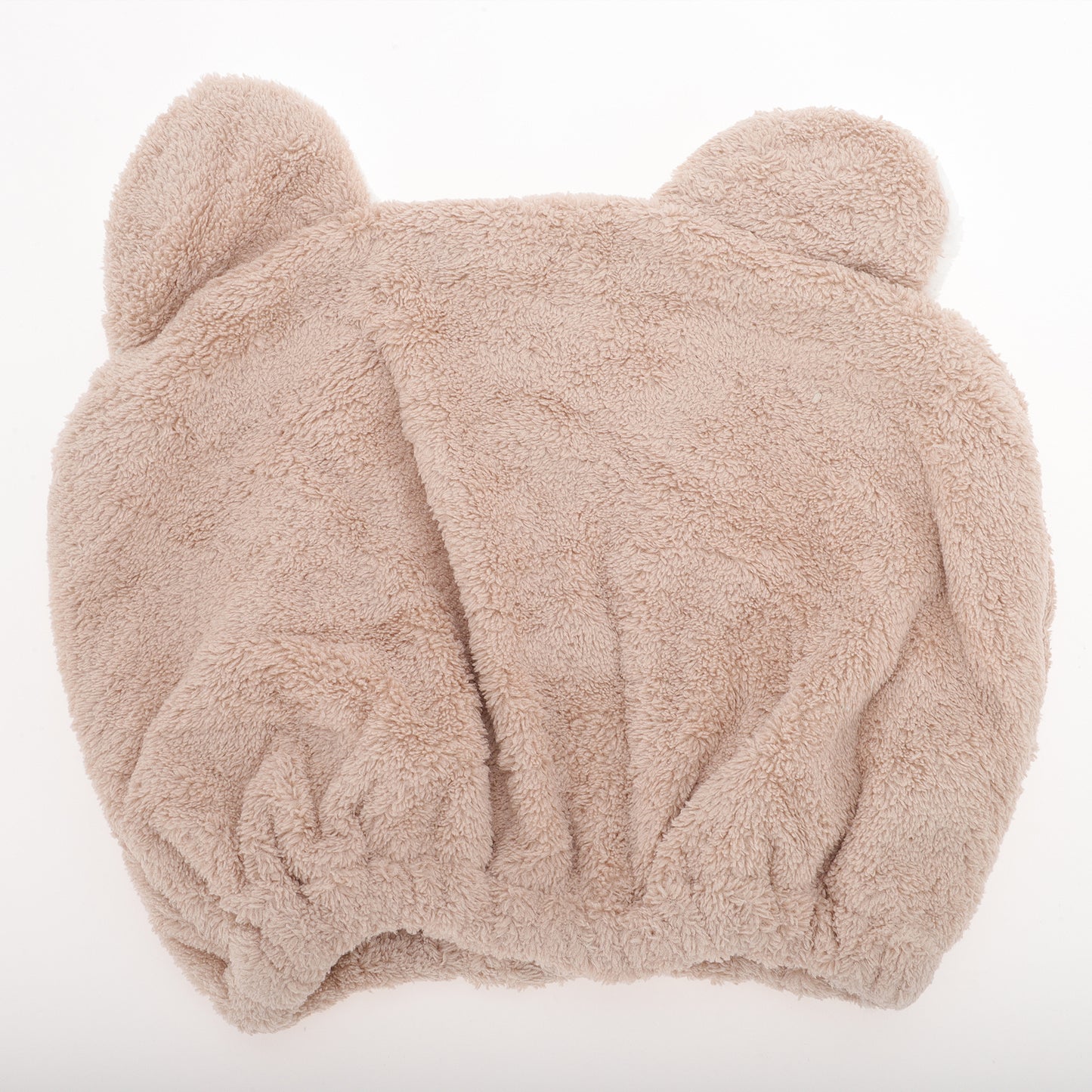 1 Pc Water-absorbent Cartoon Bears Hair Towel Hair Cap for Bathroom Khaki