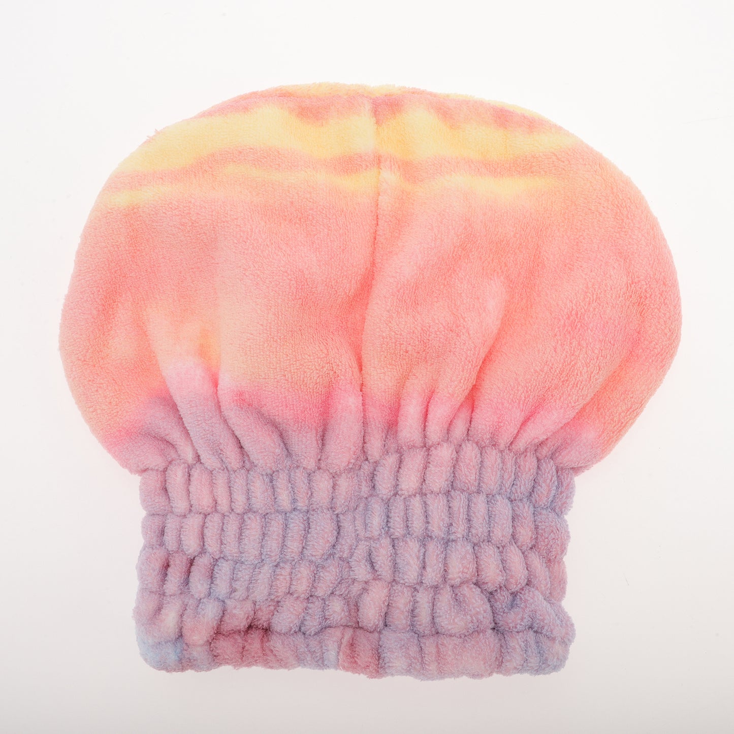 1 Pc Water-absorbent Bow Gradient Hair Towel for Bathroom Pink